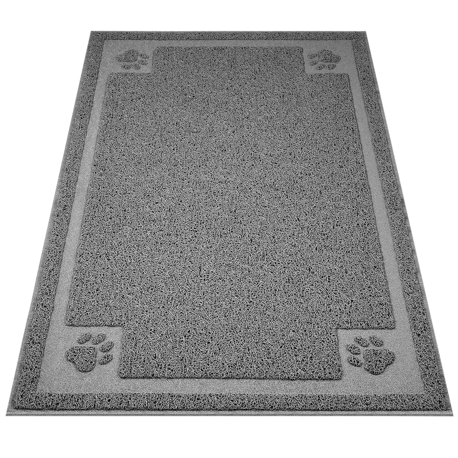 UPSKY Large Cat Litter Mat Trapper 35  23 Traps Litter from Box and Paws Scatter Control for Litter Box Soft on Sensitive Kitty 