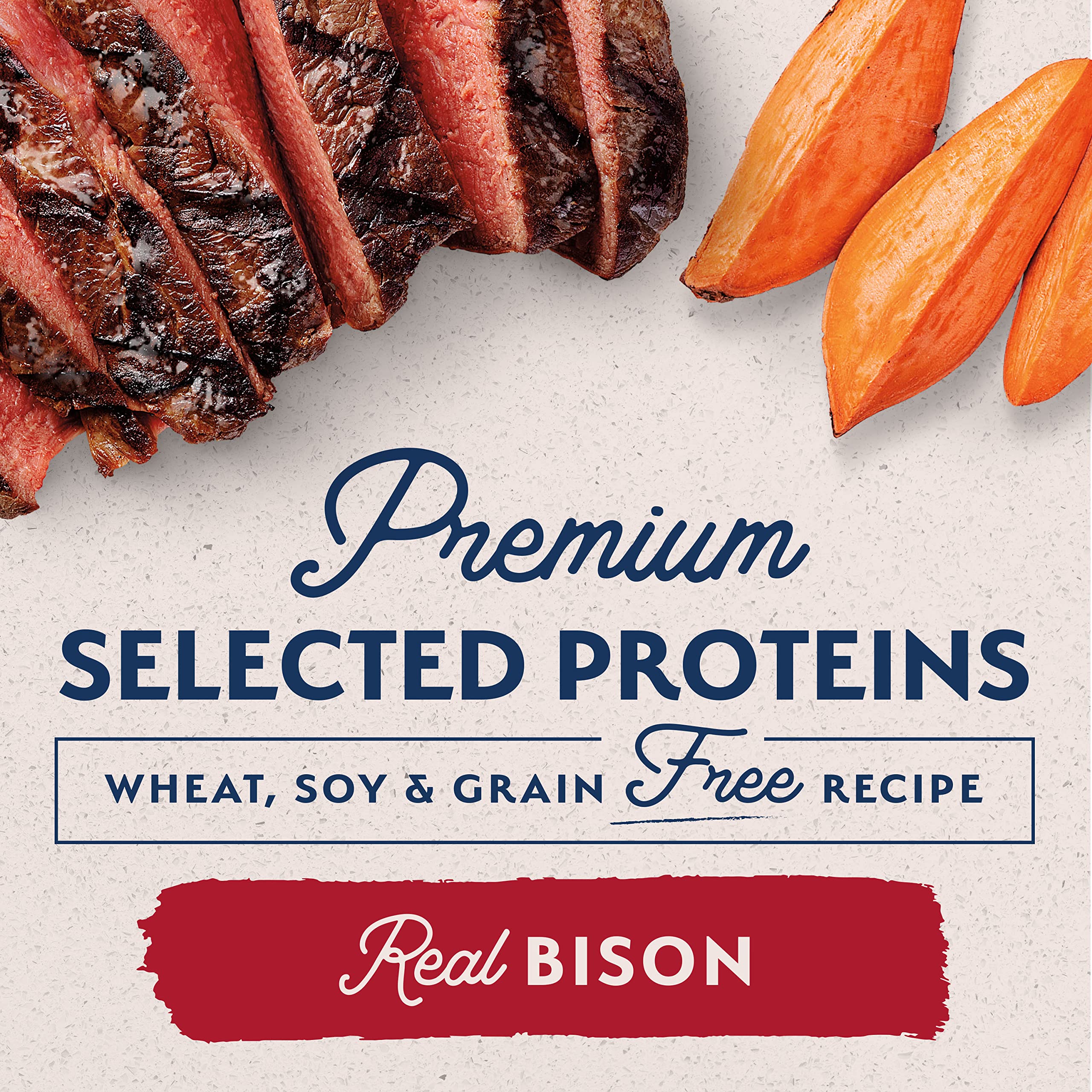 Natural Balance Limited Ingredient Adult Grain-Free Dry Dog Food, Reserve Sweet Potato & Bison Recipe, 12 Pound (Pack of 1)