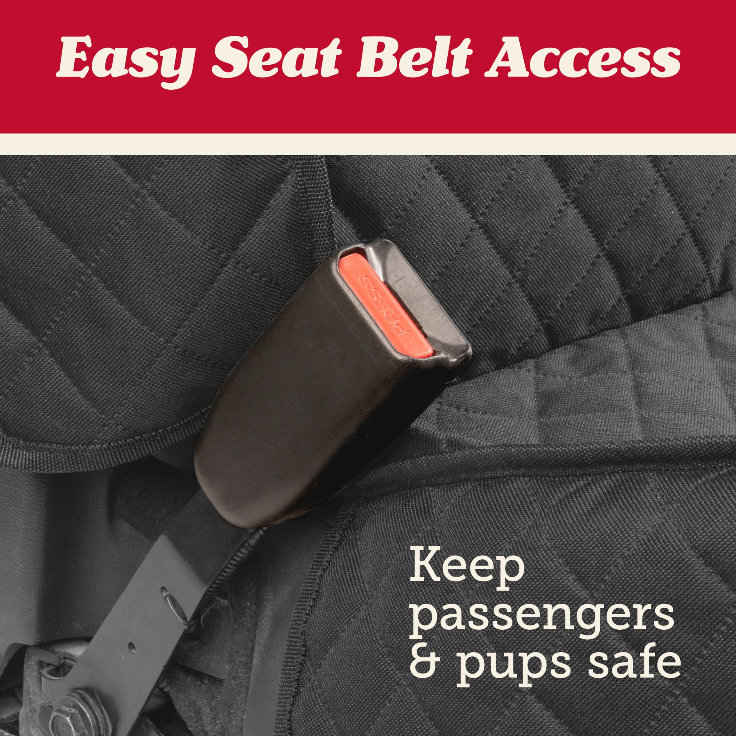 Lusso Gear Dog Car Seat Cover For Front Seat (2 Pack) - 100% Waterproof, Nonslip - Full Protection For Passenger Chair, Captain