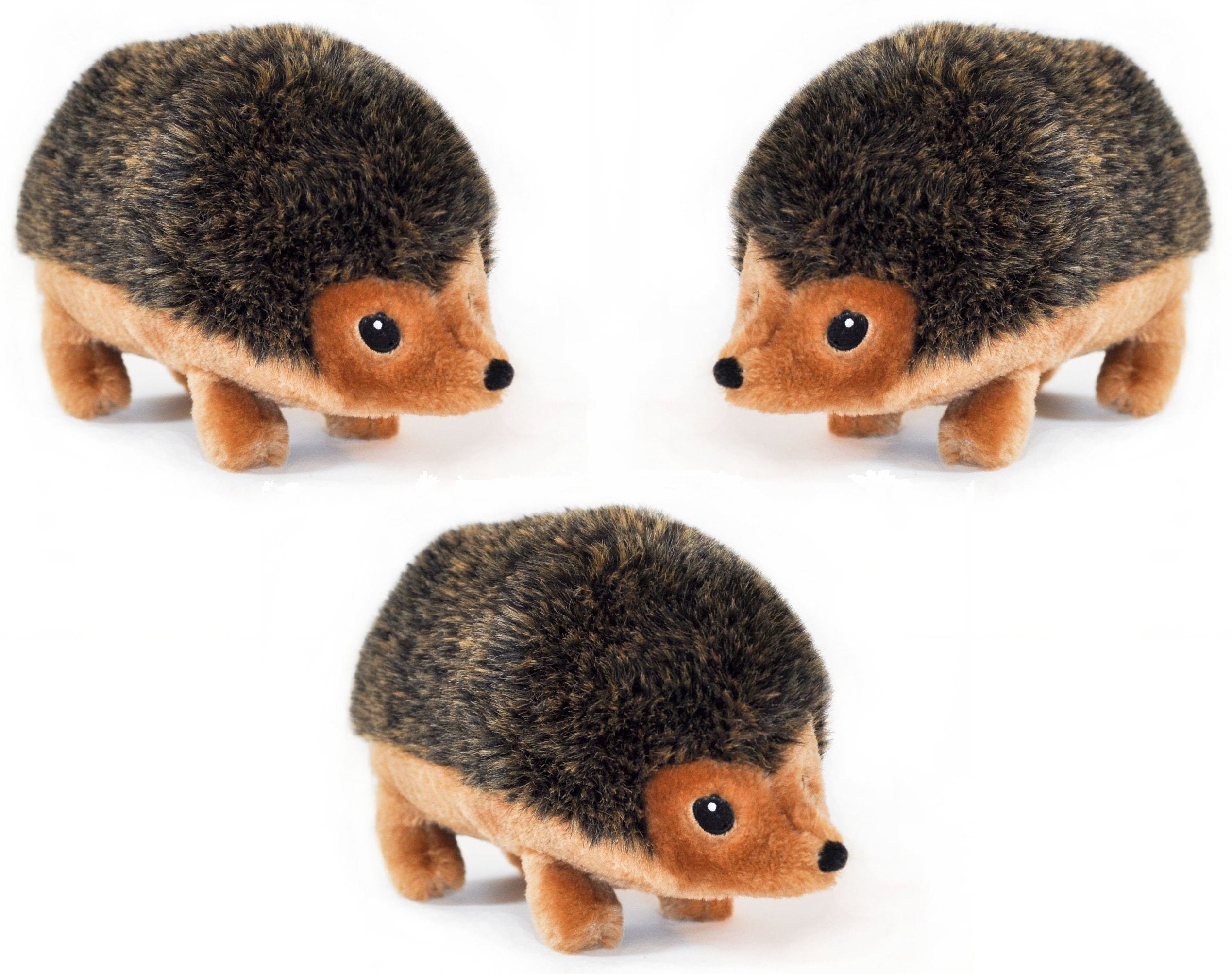 ZippyPaws Plush Hedgehog Toy with Squeaker