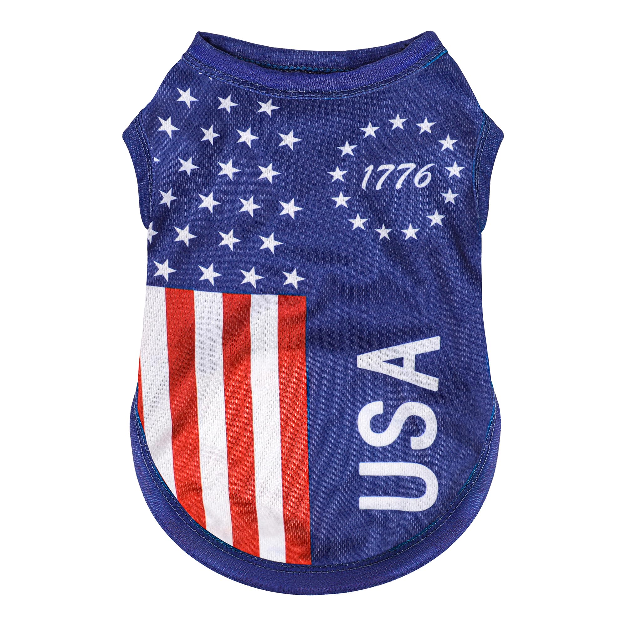 American Flag Inspired Dog Vest: Perfect Dog Shirt, Ideal Tank Top For Everyday Wear, Independence Day Celebrations Quality Mate
