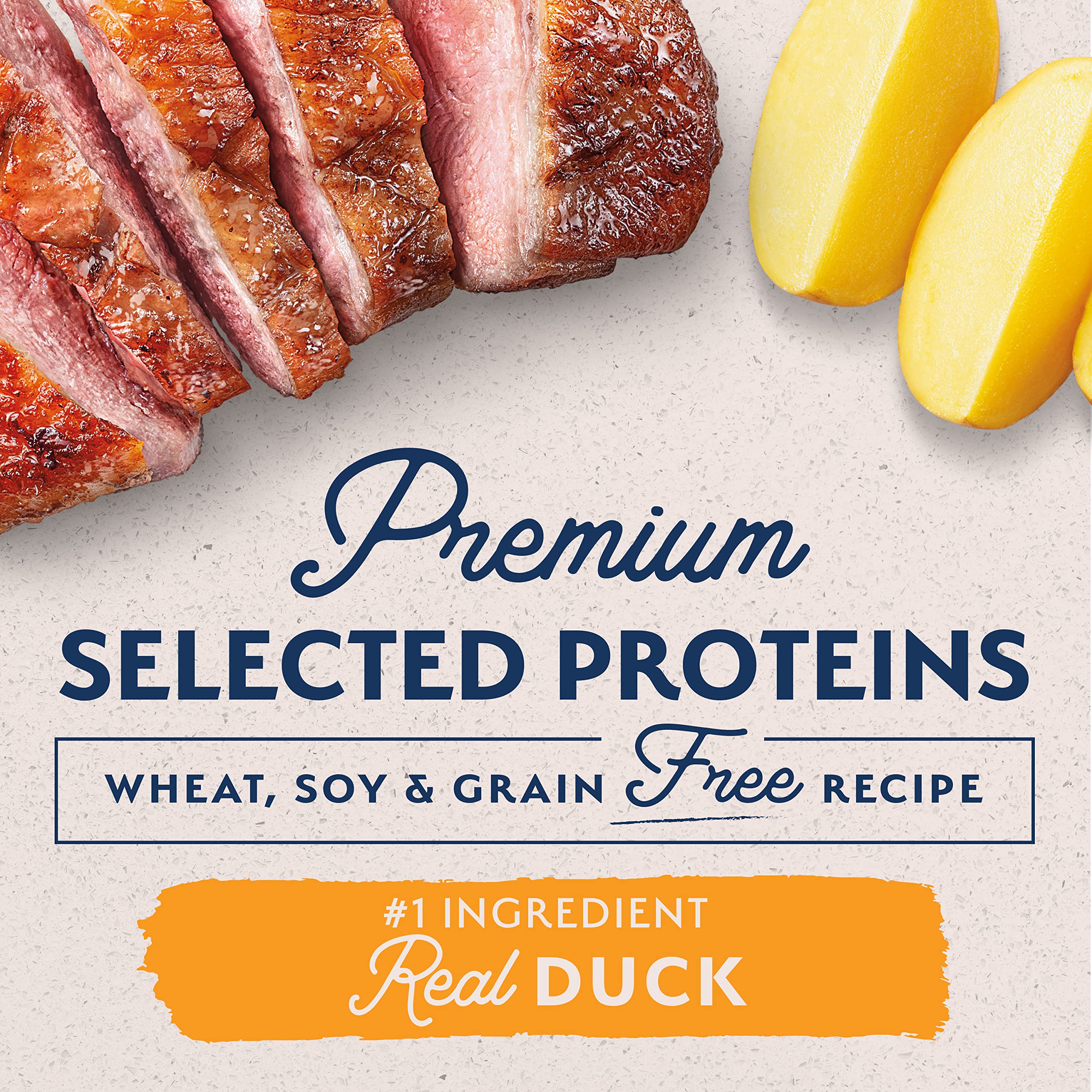 Natural Balance Limited Ingredient Adult Grain-Free Dry Dog Food, Reserve Duck & Potato Recipe, 12 Pound (Pack of 1)
