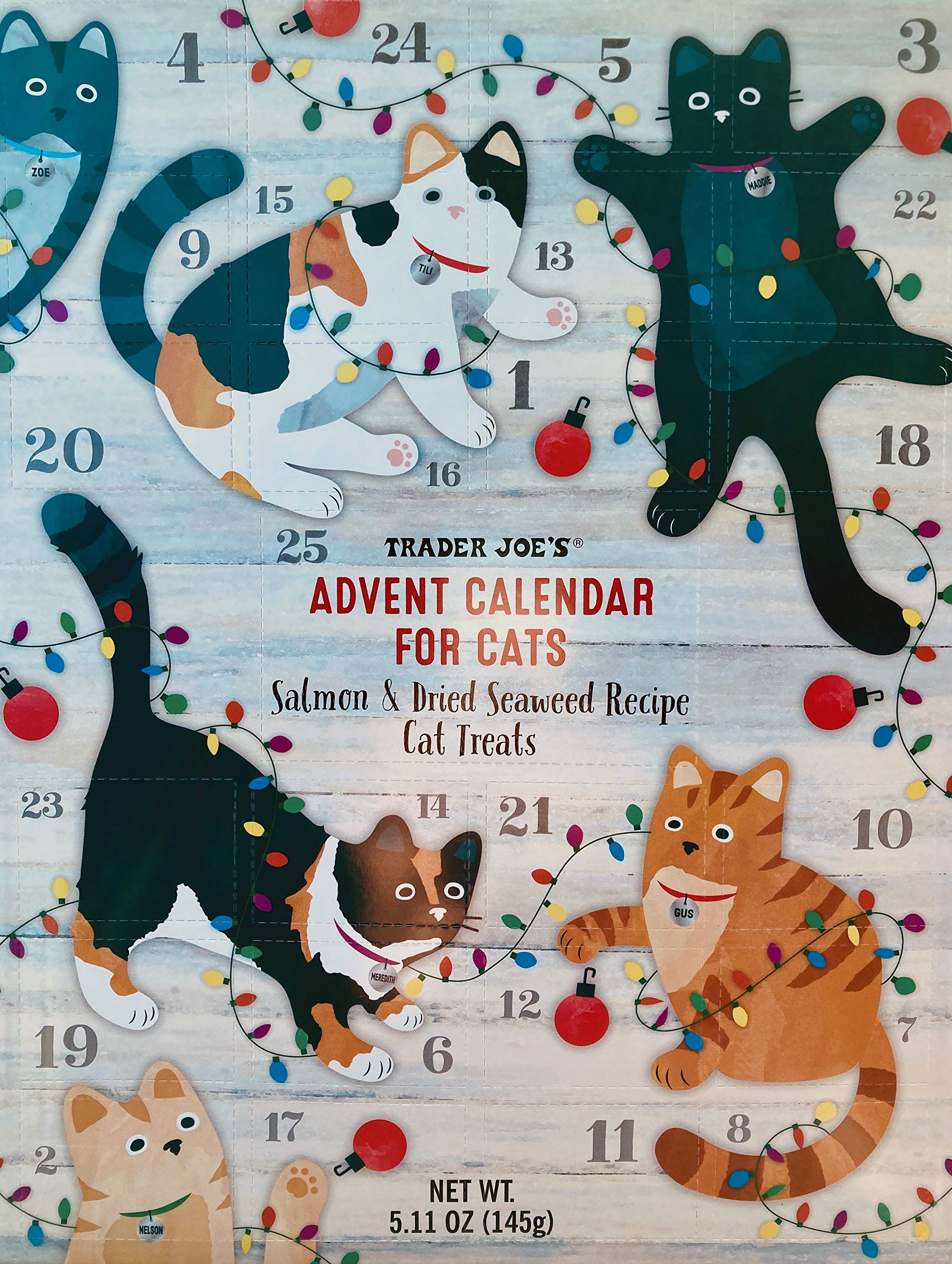 Trader Joes Advent Calendar for Cats - Salmon and Dried, No Color, Size No Size