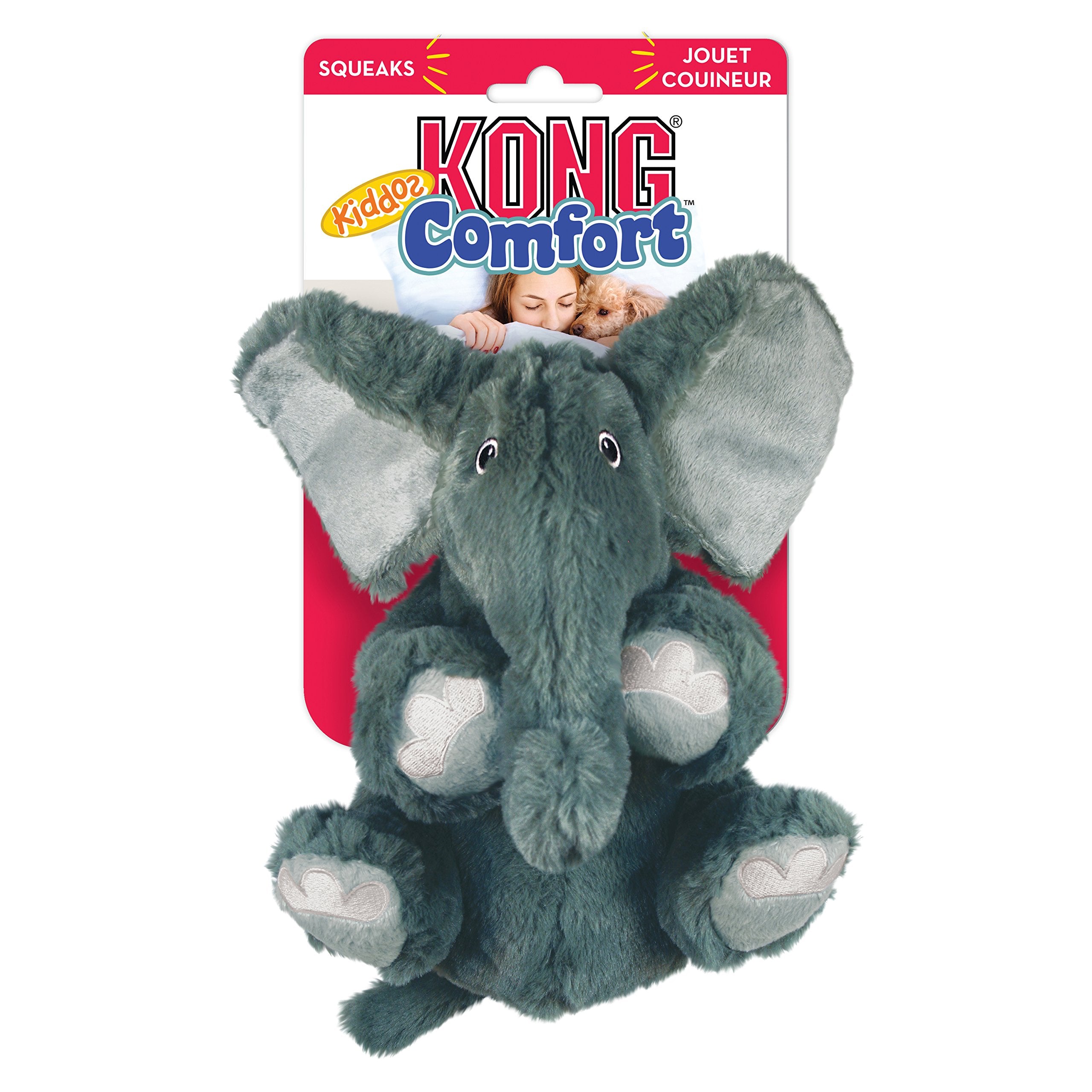 Kong Comfort Kiddos Elephant Dog Toy, X-Small