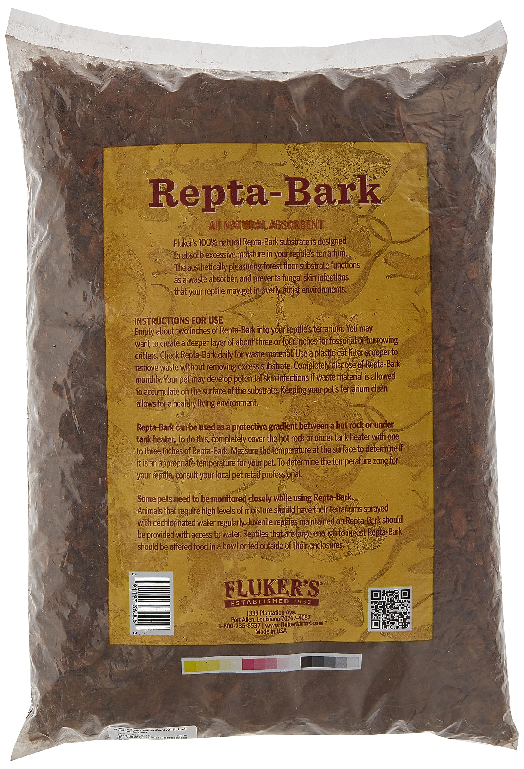 Fluker'S Repta-Bark All Natural Bedding, 8,Quart
