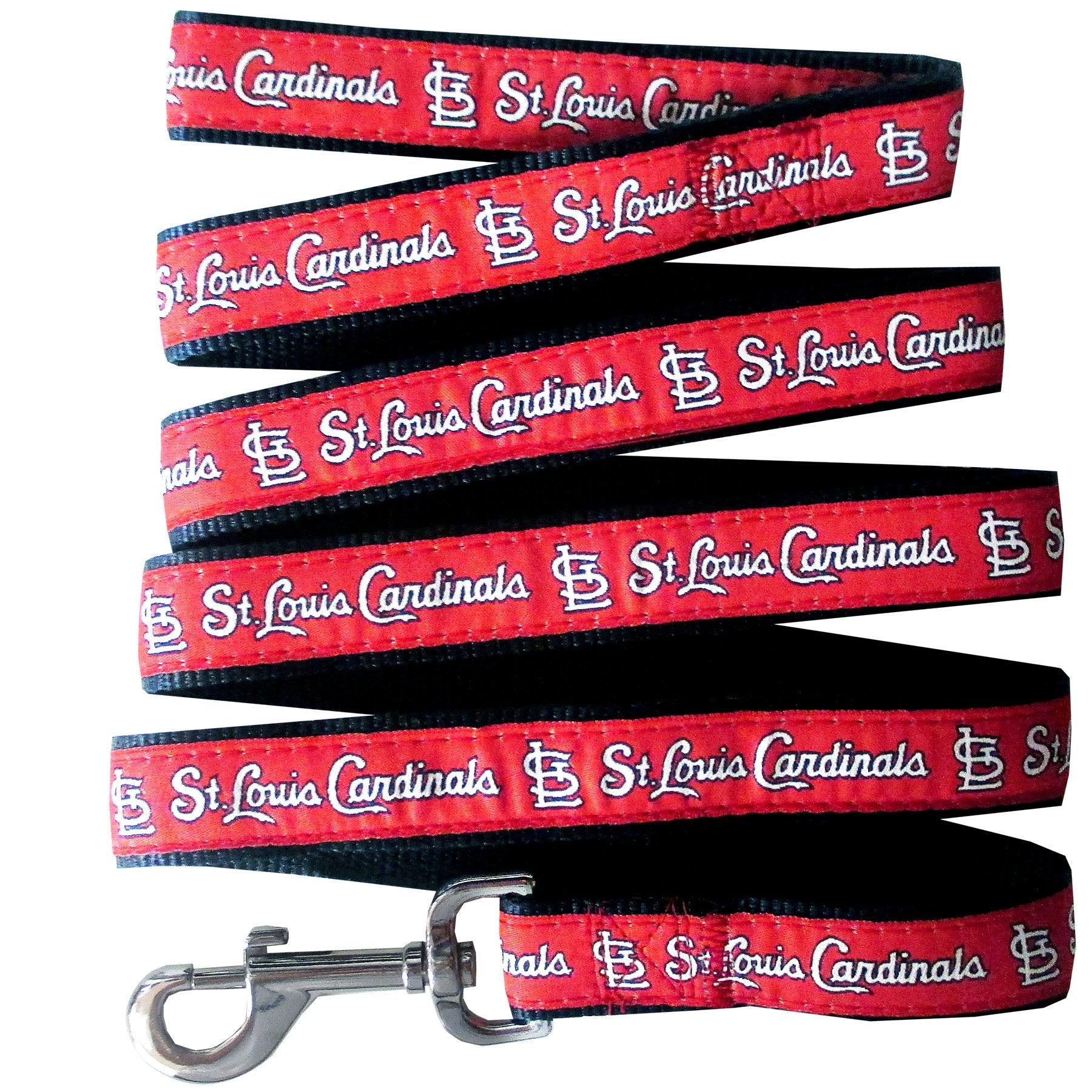 MLB PET Leash, Medium, St. Louis Cardinals Dog Leash, Baseball Team Leash for Dogs & Cats. A Shiny & Colorful Dog & Cat Leash wi