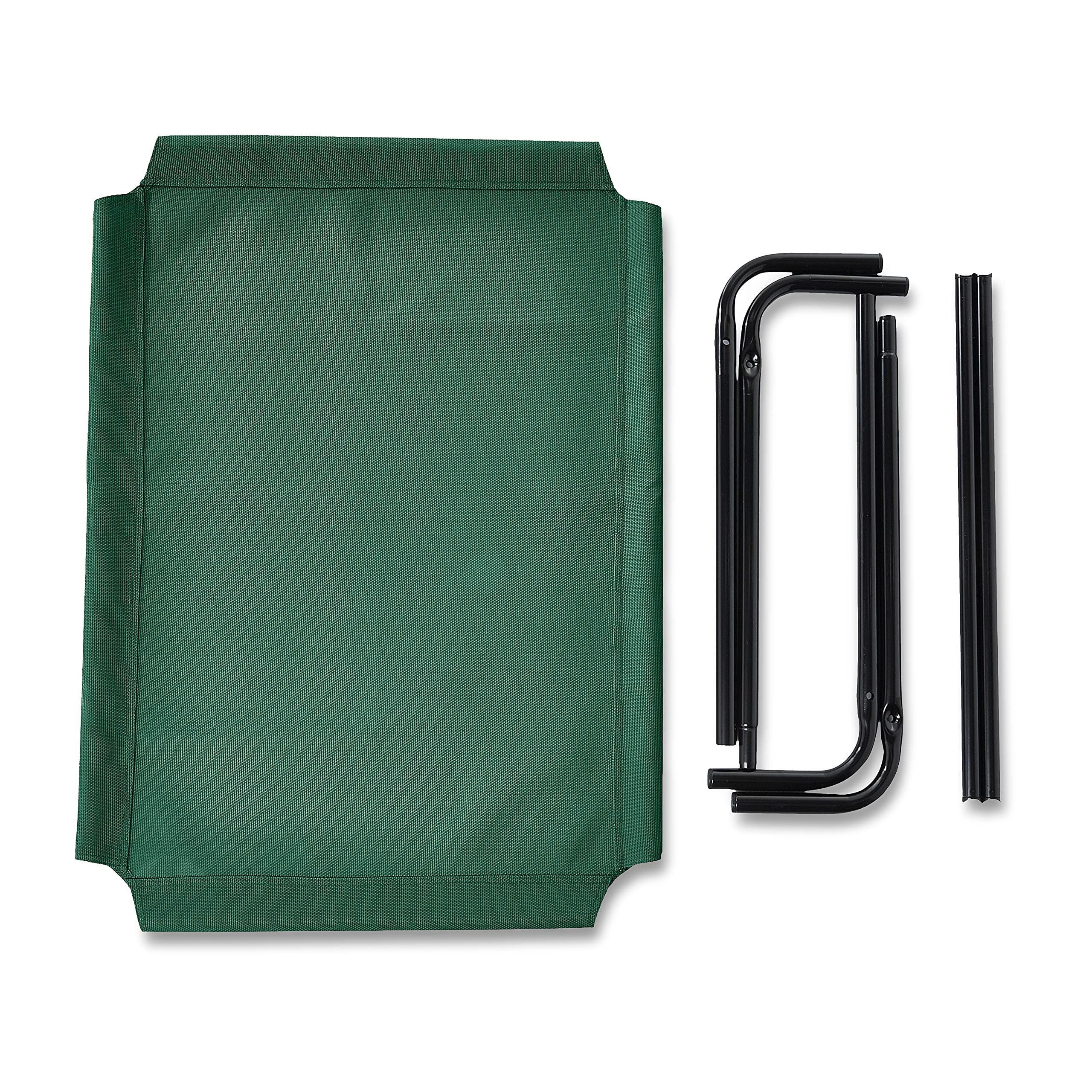 Amazon Basics Cooling Elevated Pet Bed, Medium (43 X 26 X 7.5 Inches), Green