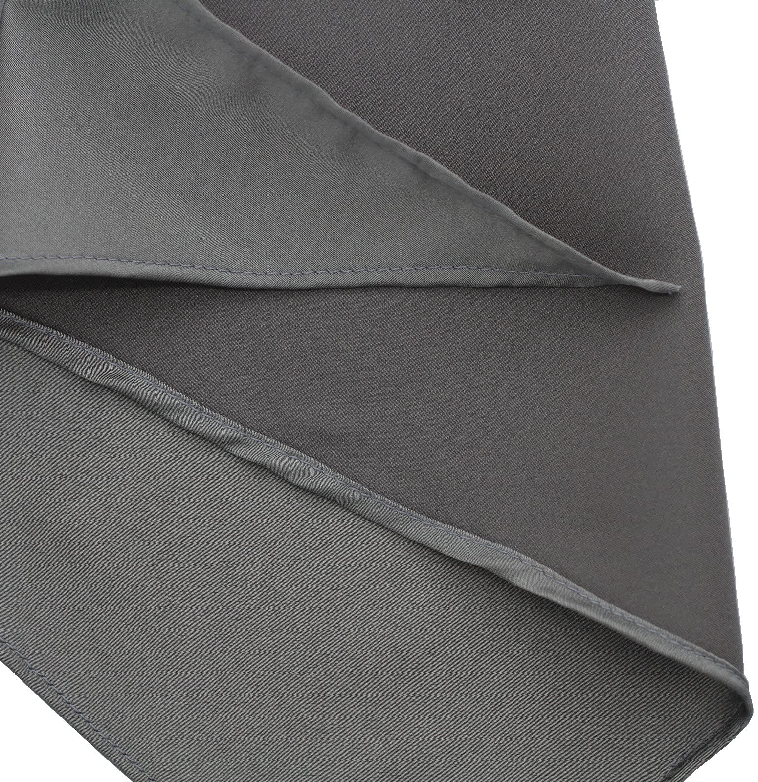 Eechicspace 1 Pack Grey Dog Bandana Plain Chiffon Dog Scarf For Medium Large Dogs