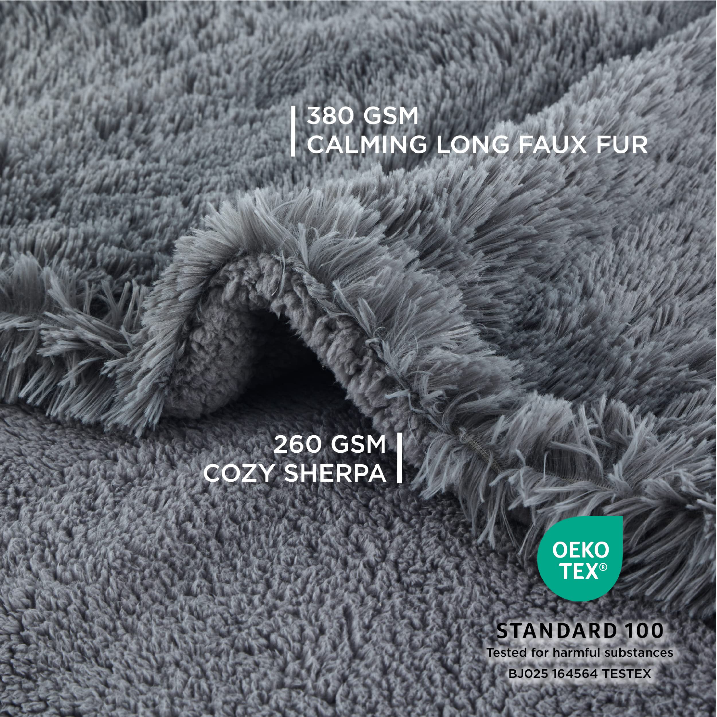 Bedsure Waterproof Dog Blankets For Large Dogs - Cat Blanket For Couch Protector Washable Long Faux Fur,Calming Soft Reversible