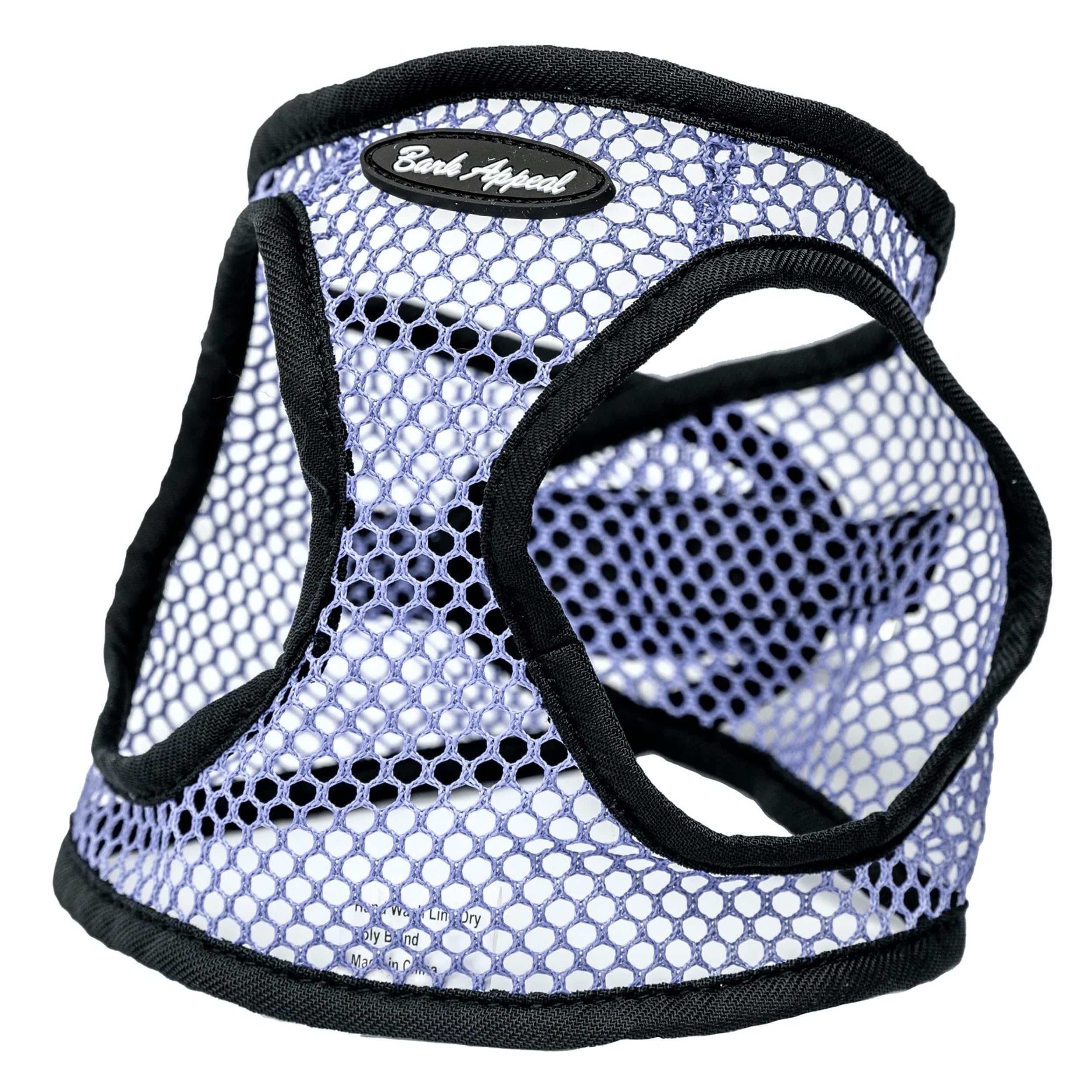 Bark Appeal Lavender Netted Step-in Dog Harness for Small to Medium Sized Pets - Updated Sizing, Remeasuring is Essential - Soft