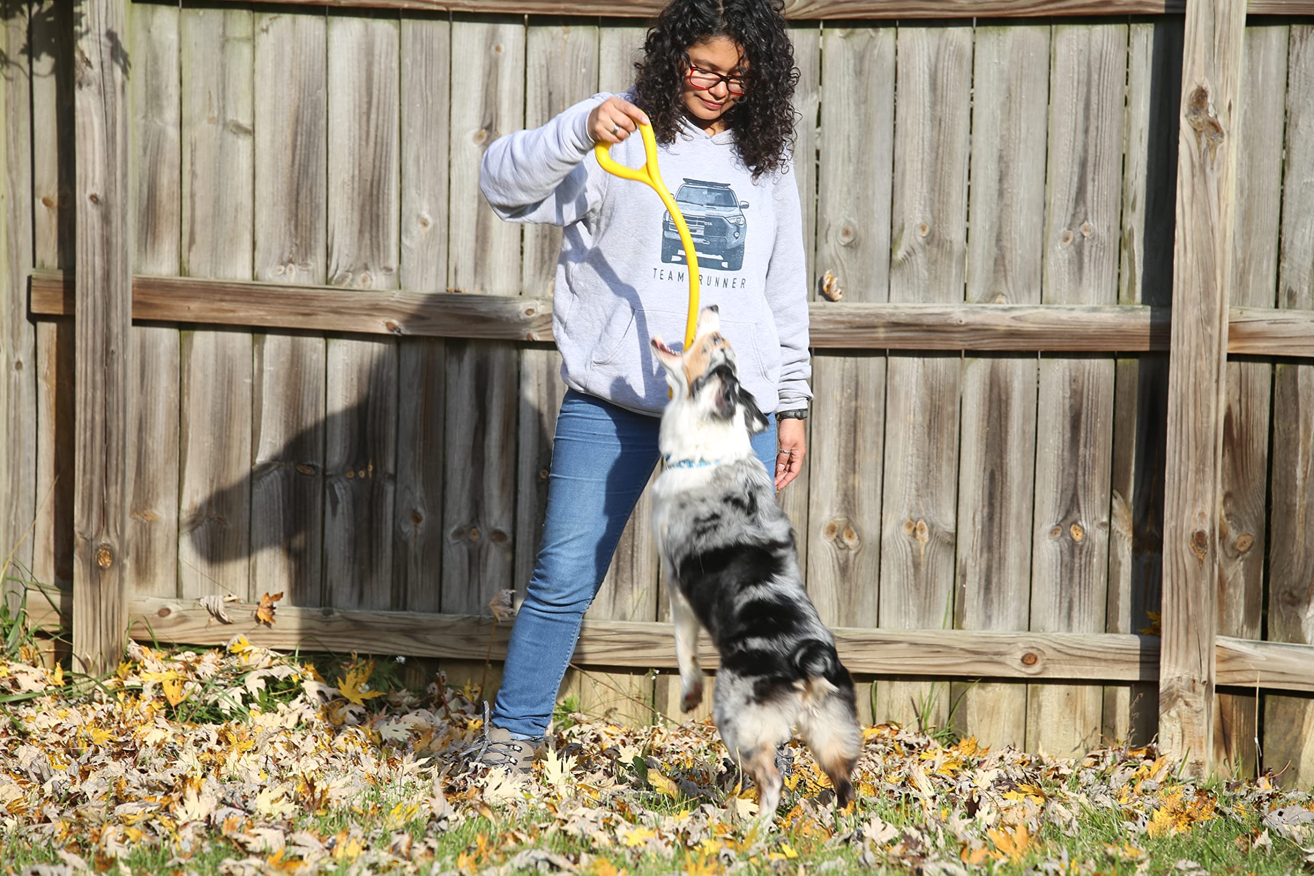 Jersey Dog Co. The Ultimate Tug Toy, Durable & Interactive Dog Toy Made In The Usa From Non-Toxic, Pet Safe Material For Bonding & Play Time, Mental & Physical Exercise (Safety Orange)