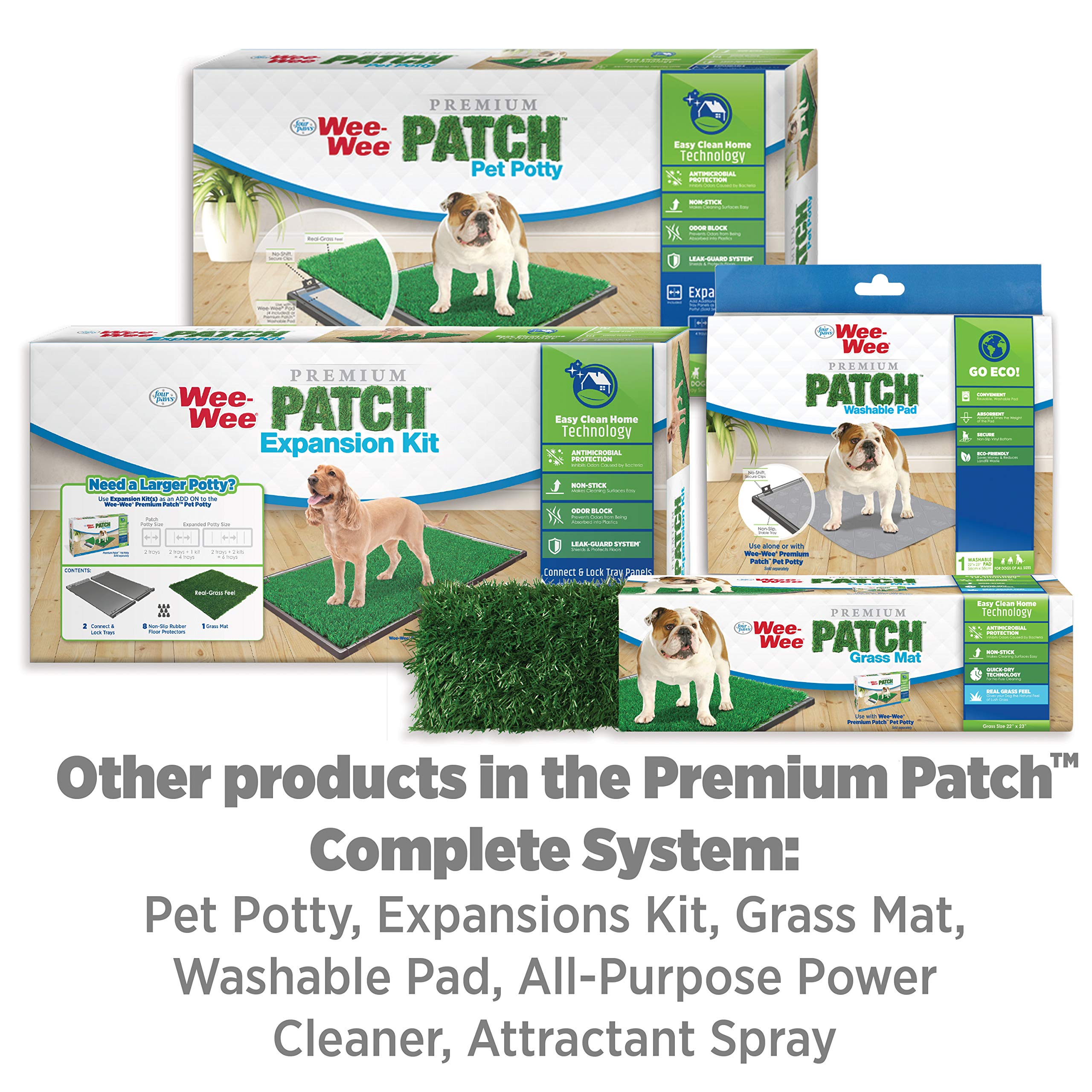 Four Paws Wee-Wee Premium Patch Indoor And Outdoor Pet Potty For Dogs L Dog Potty Training L Artificial Grass L Wee-Wee Patch