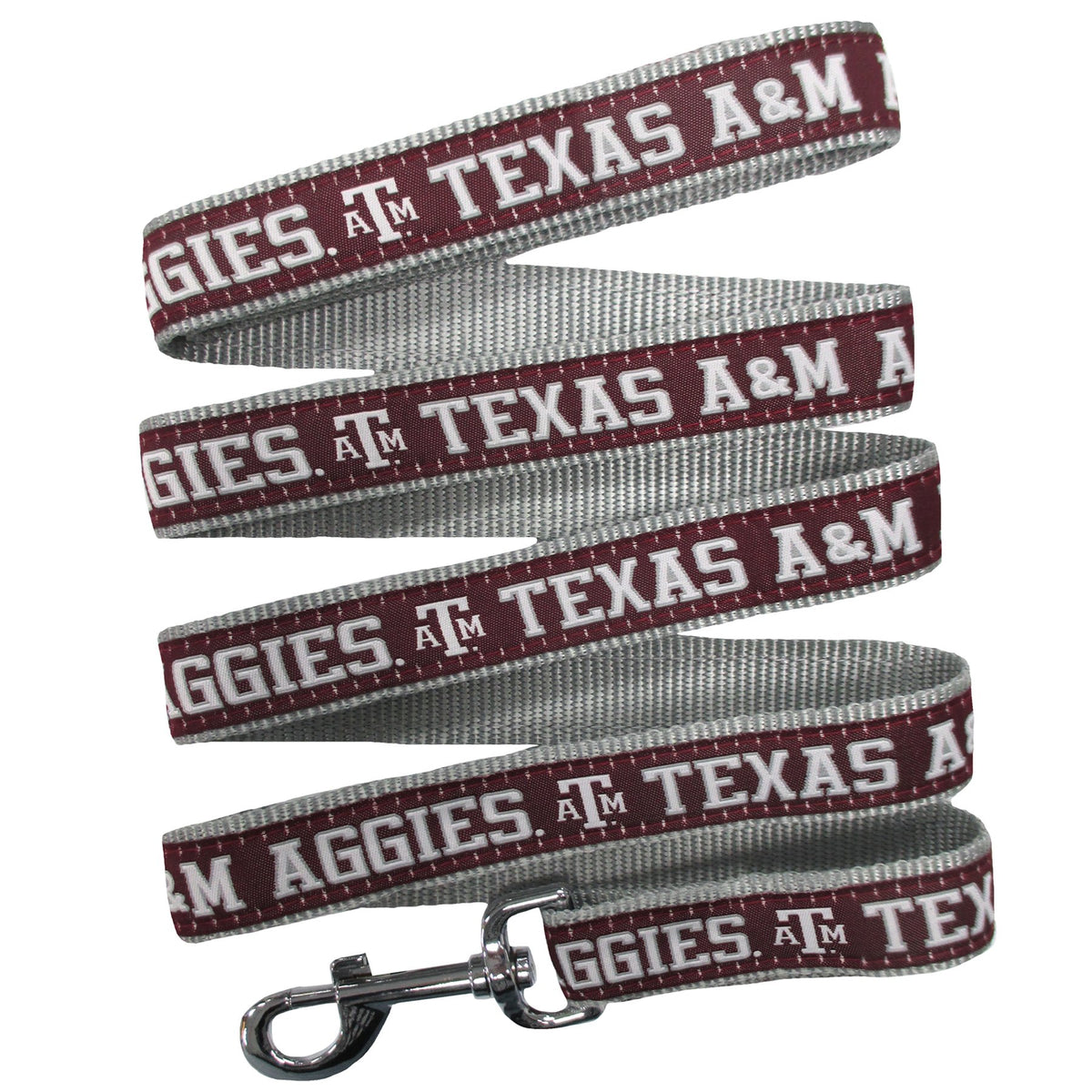 Pets First Collegiate Pet Accessories, Dog Leash, Texas A&M Aggies, Small