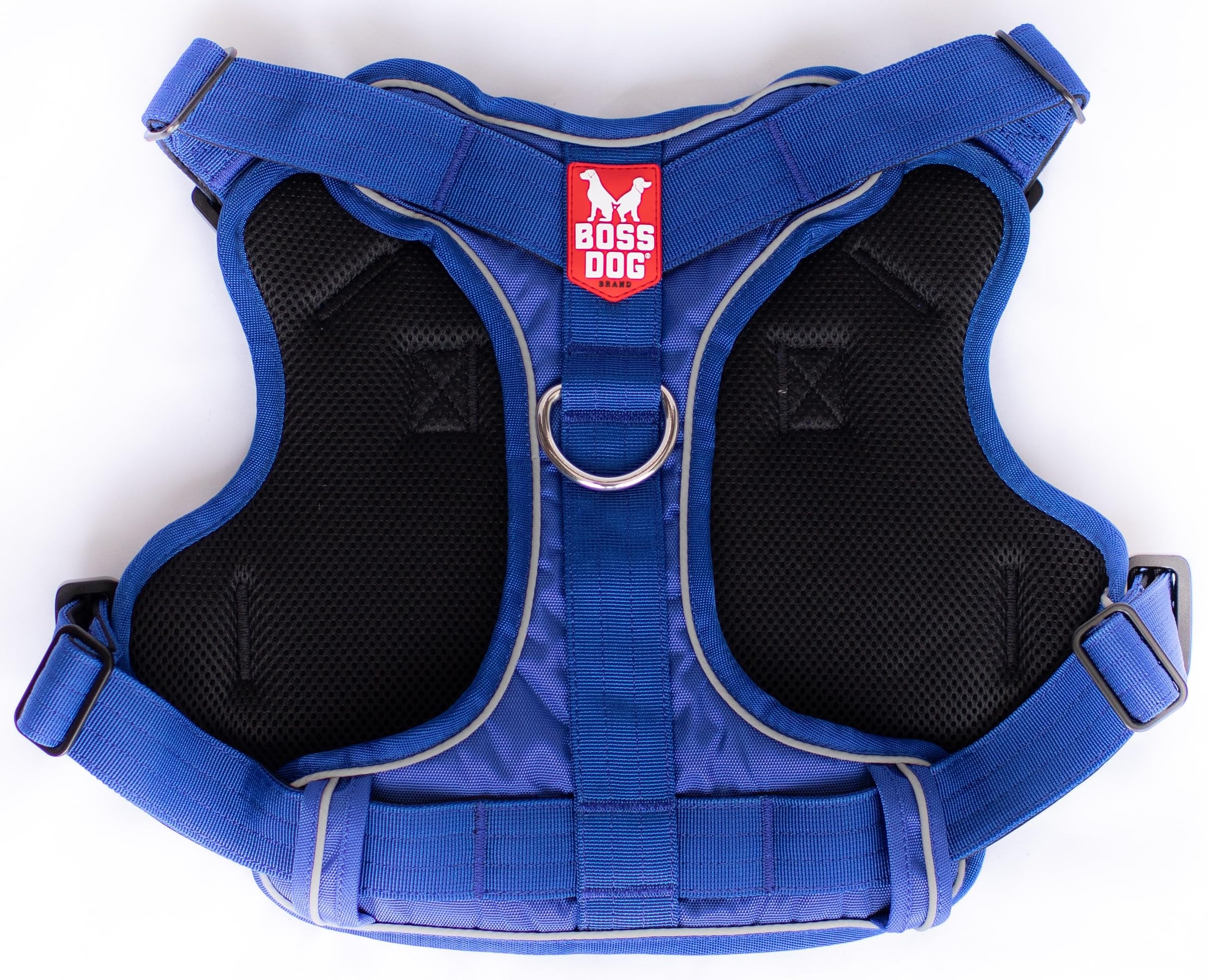 Boss Dog Tactical Harness, Blue, Medium