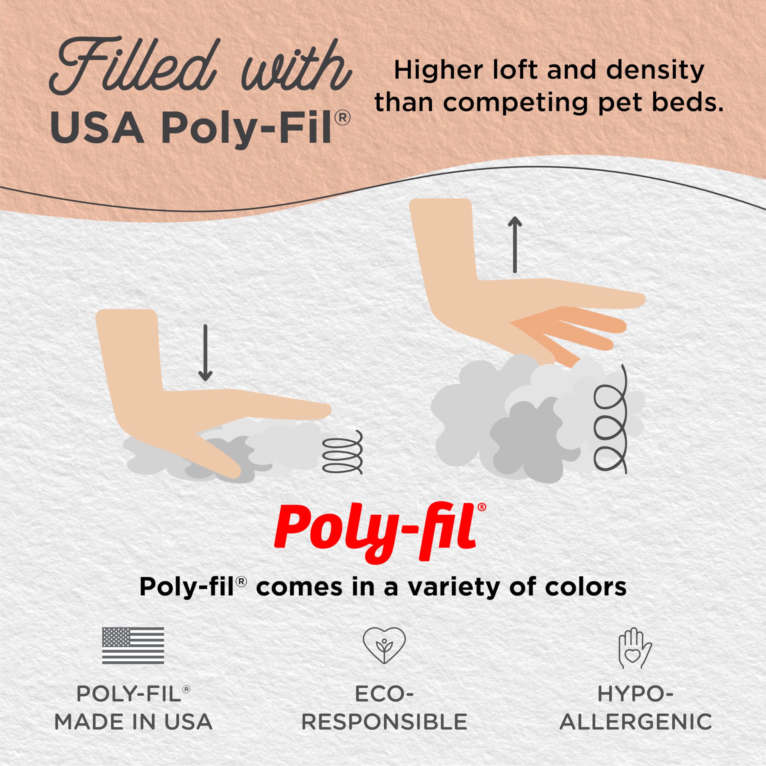 Best Friends By Sheri The Original Calming Donut Dog And Cat Bed In Shag Fur, Dusty Rose, Small, 23X23