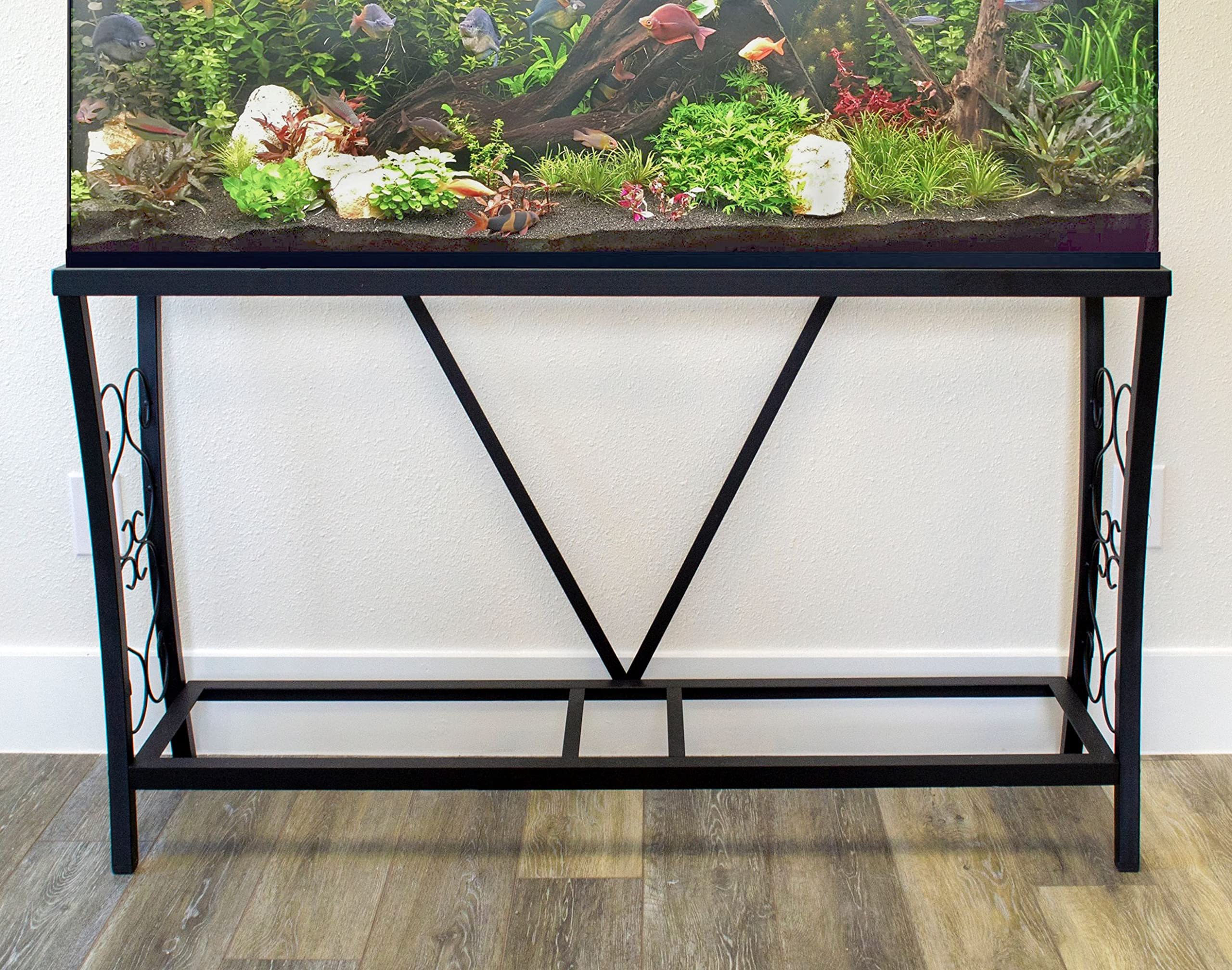 Aquatic Fundamentals 55 Gallon Aquarium Stand – Black
