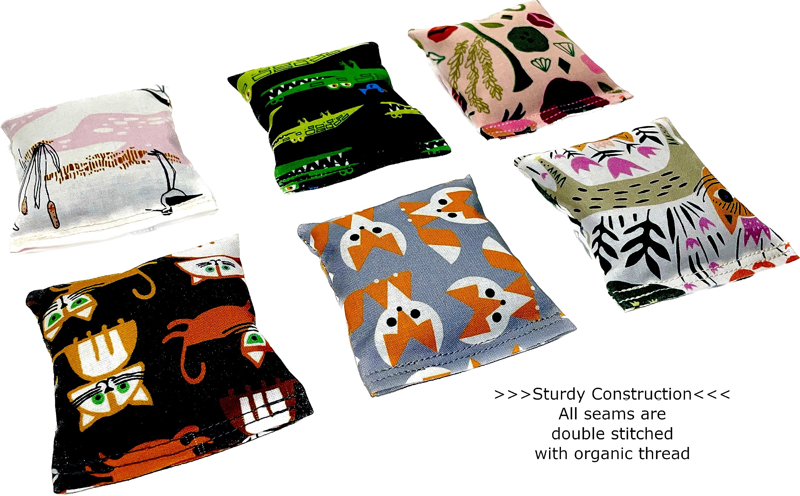 One Organic Catnip Toy From Six Designs, Made With Gots Certified Organic Fabric, Organic Catnip, Organic Thread, Handmade In Th