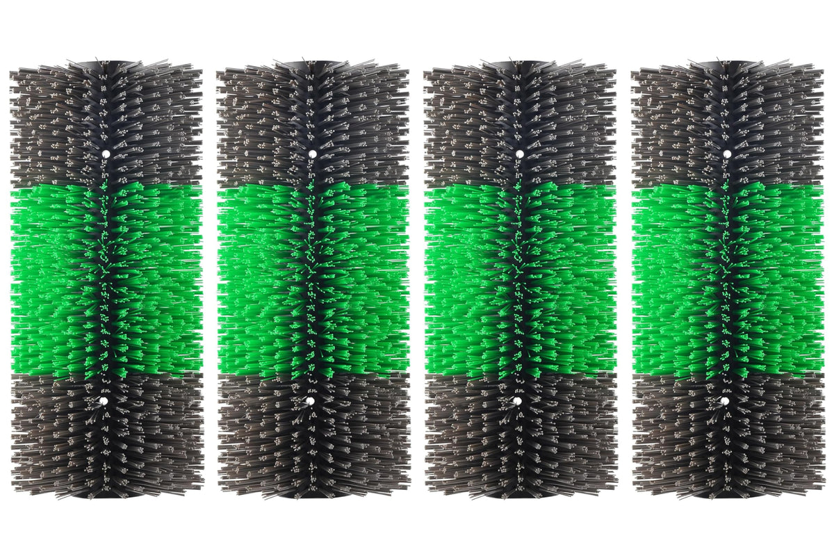 Kunbeien 4Pcs Livestock Scratch Brushes, Horse Scratcher Full Massage Brush Kit For Horse, Cattle, Sheep, Pig, Blue