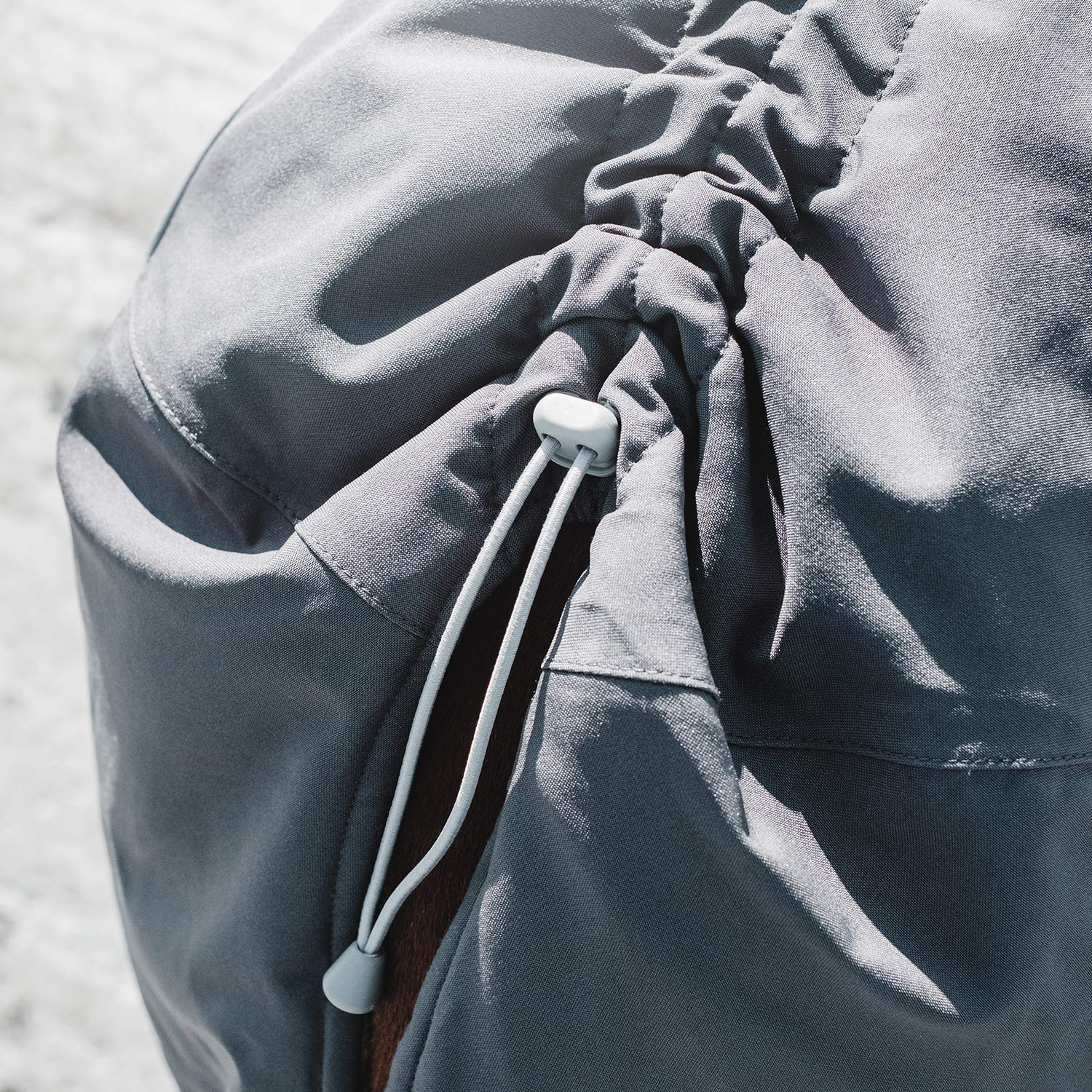 Hurtta Extreme Warmer, Dog Winter Jacket, Granite, 18 In