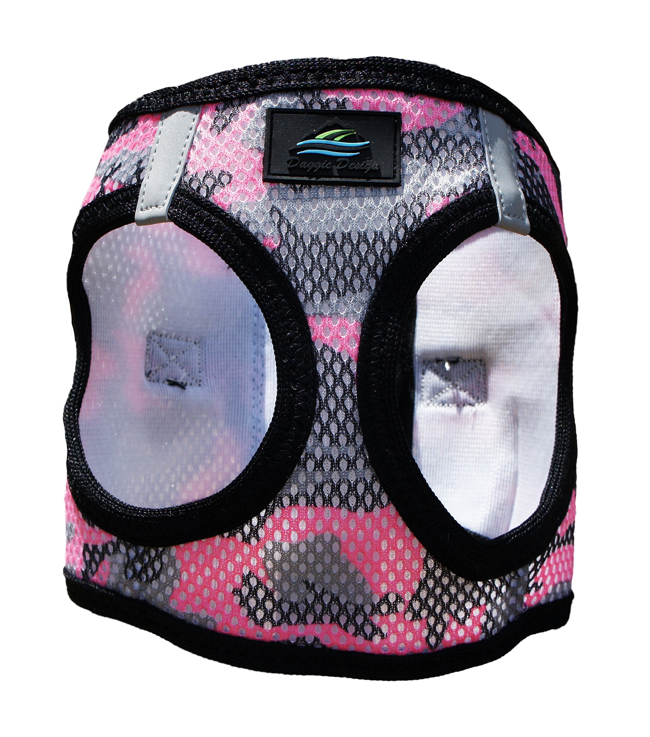 Doggie Design American River Dog Harness Camouflage Collection - Pink Camo Xxxl