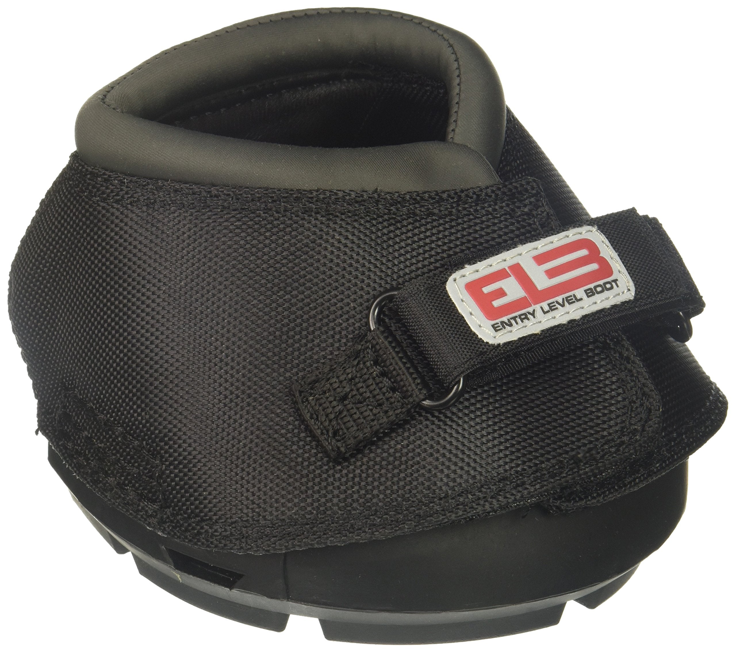 Cavallo Horse & Rider DELBR-2 ELB Regular Sole Hoof Boot, Size 2, Black