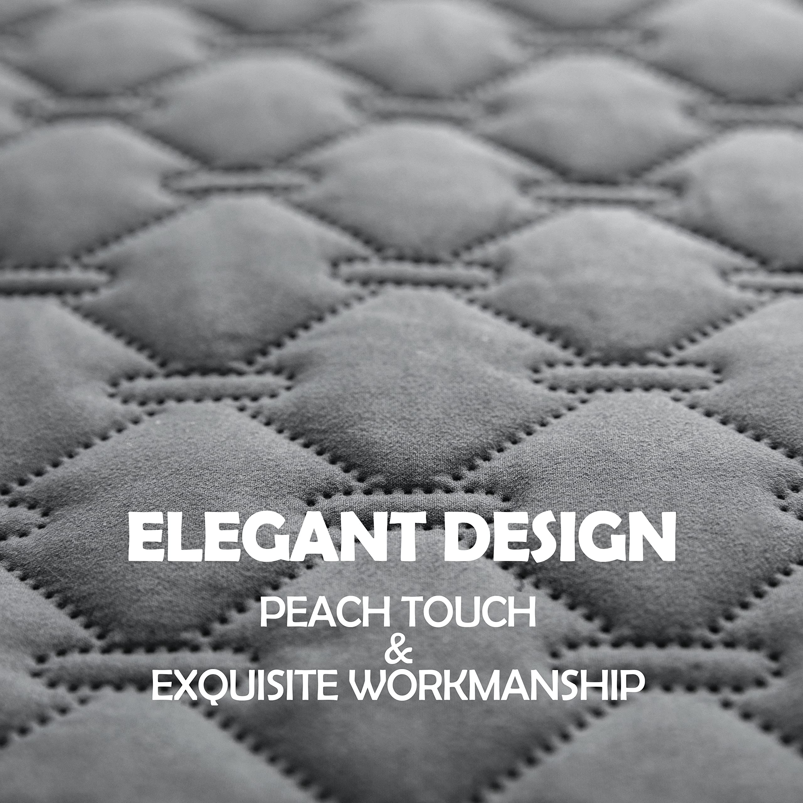 Gogobunny 100% Double-Sided Waterproof Dog Bed Cover Pet Blanket Sofa Couch Furniture Protector For Kids Children Dog Cat, Reversible (52X82 Inch (Pack Of 1), Dark Grey/Light Grey)