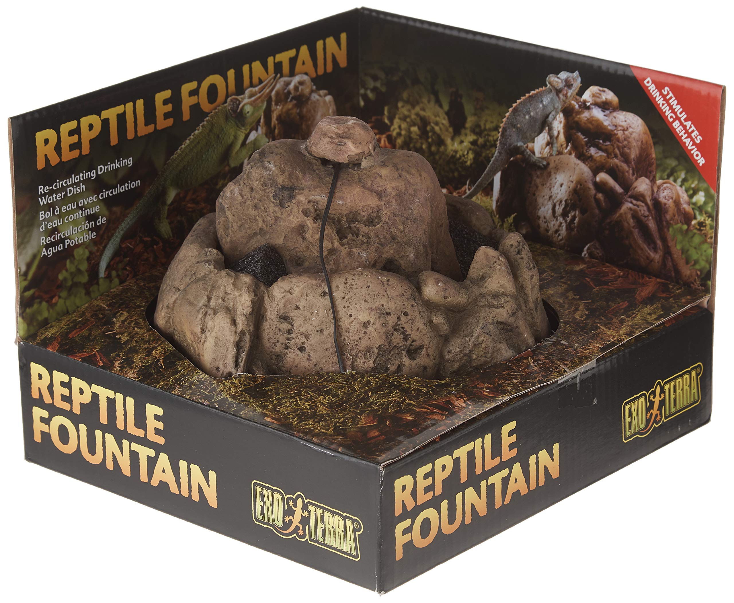 Exo Terra Reptile Fountain,Brown