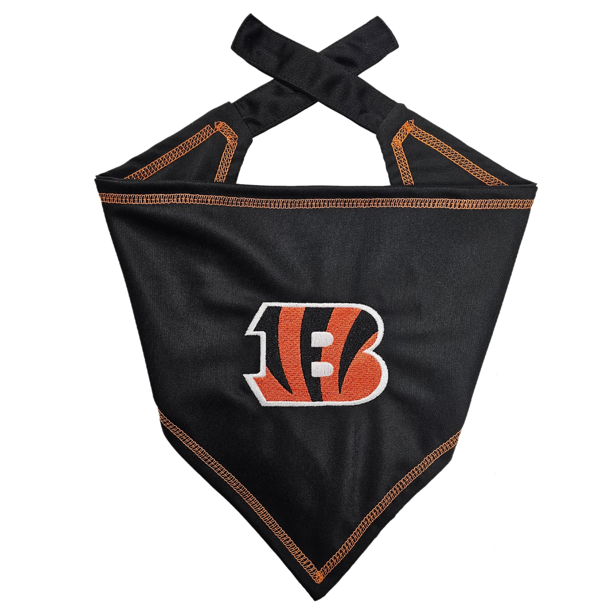 Pets First Nfl Cincinnati Bengals Tie Bandana, Large/X-Large. Dog Bandana Scarf Bib For Pet Cat Dog. The Ultimate Game-Day, Part