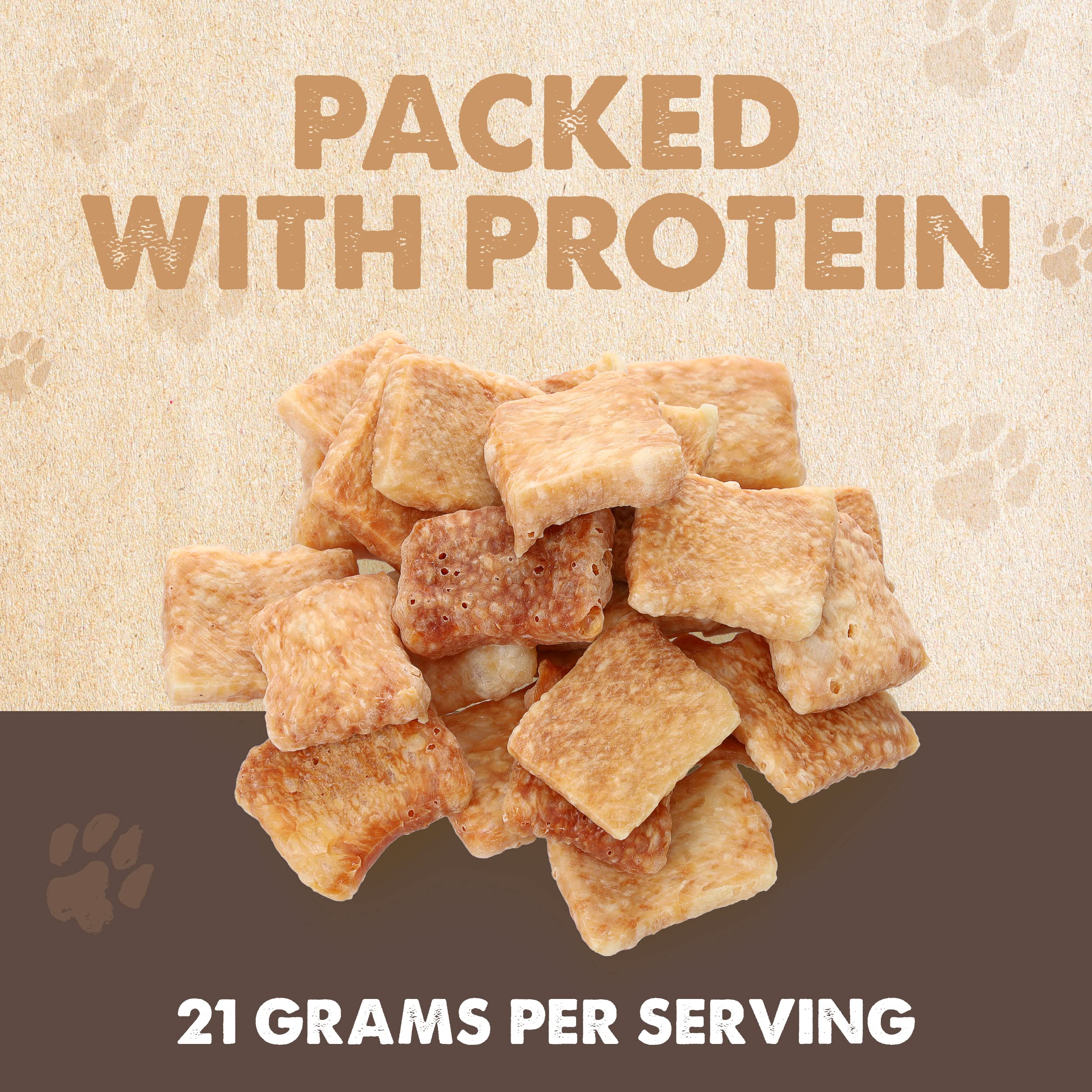 Mighty Paw Yak Cheese Crackers | Healthy Puppy Treat, Hard & Crunchy Puppy Training Treat for Dog Potty Training - Ideal for Sma