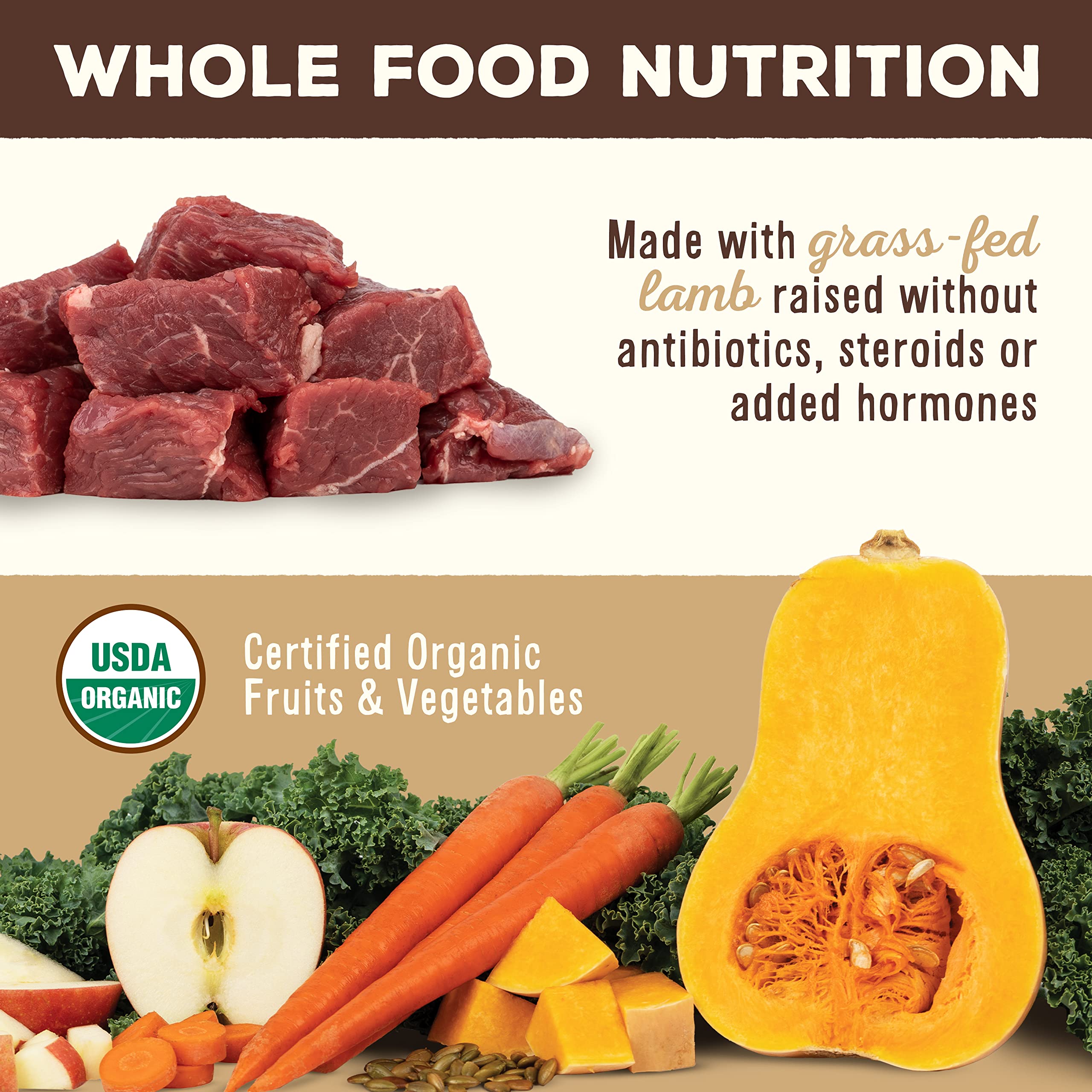 Primal Freeze Dried Dog Food Nuggets, Lamb, Grain Free, 14 oz (Pack of 2) - Healthy Raw Dog Food, Made in the USA