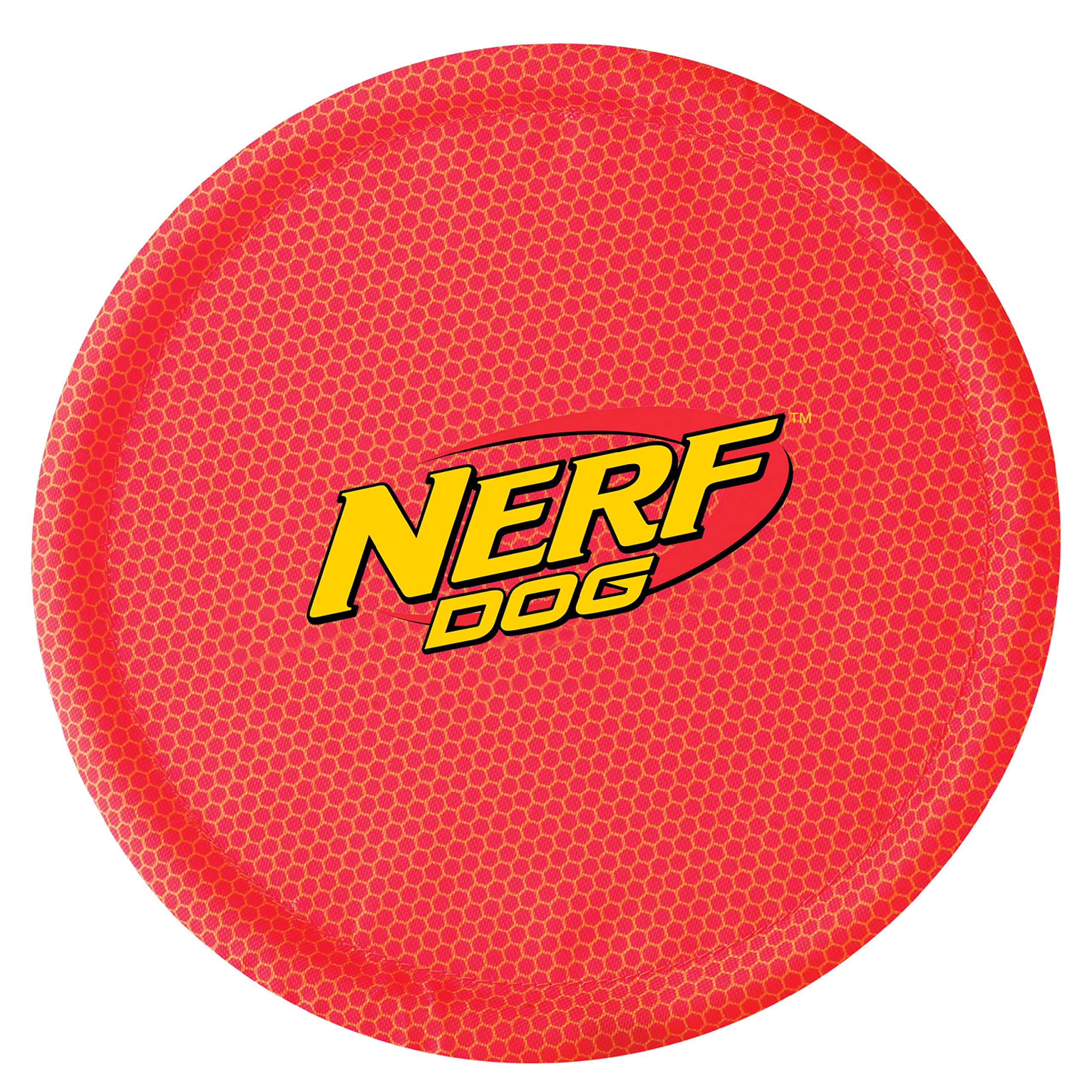 Nerf Dog Nylon Flyer Dog Toy, Flying Disc, Lightweight, Durable And Water Resistant, Great For Beach And Pool, 9 Inch Diameter,
