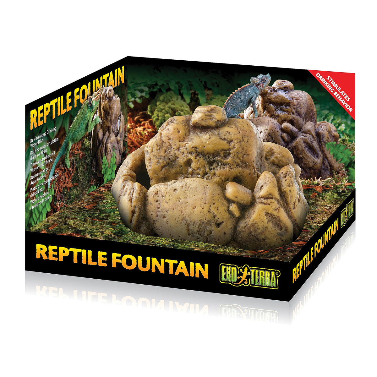 Exo Terra Reptile Fountain,Brown