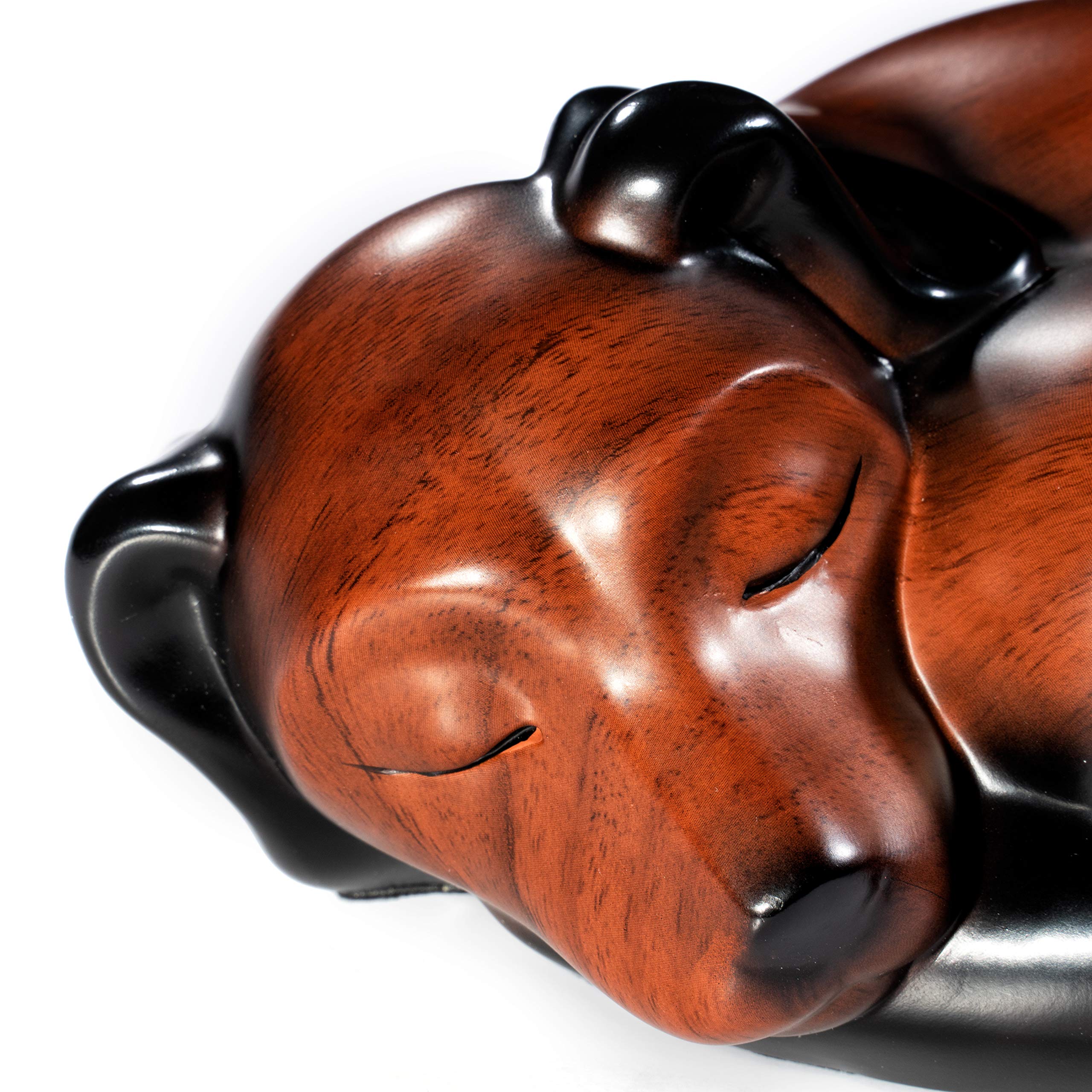 Kriss Art Pet Urns,Sleeping Resin Cremation Dog Urn, Dog Urns For Ashes, Small Animal Urn