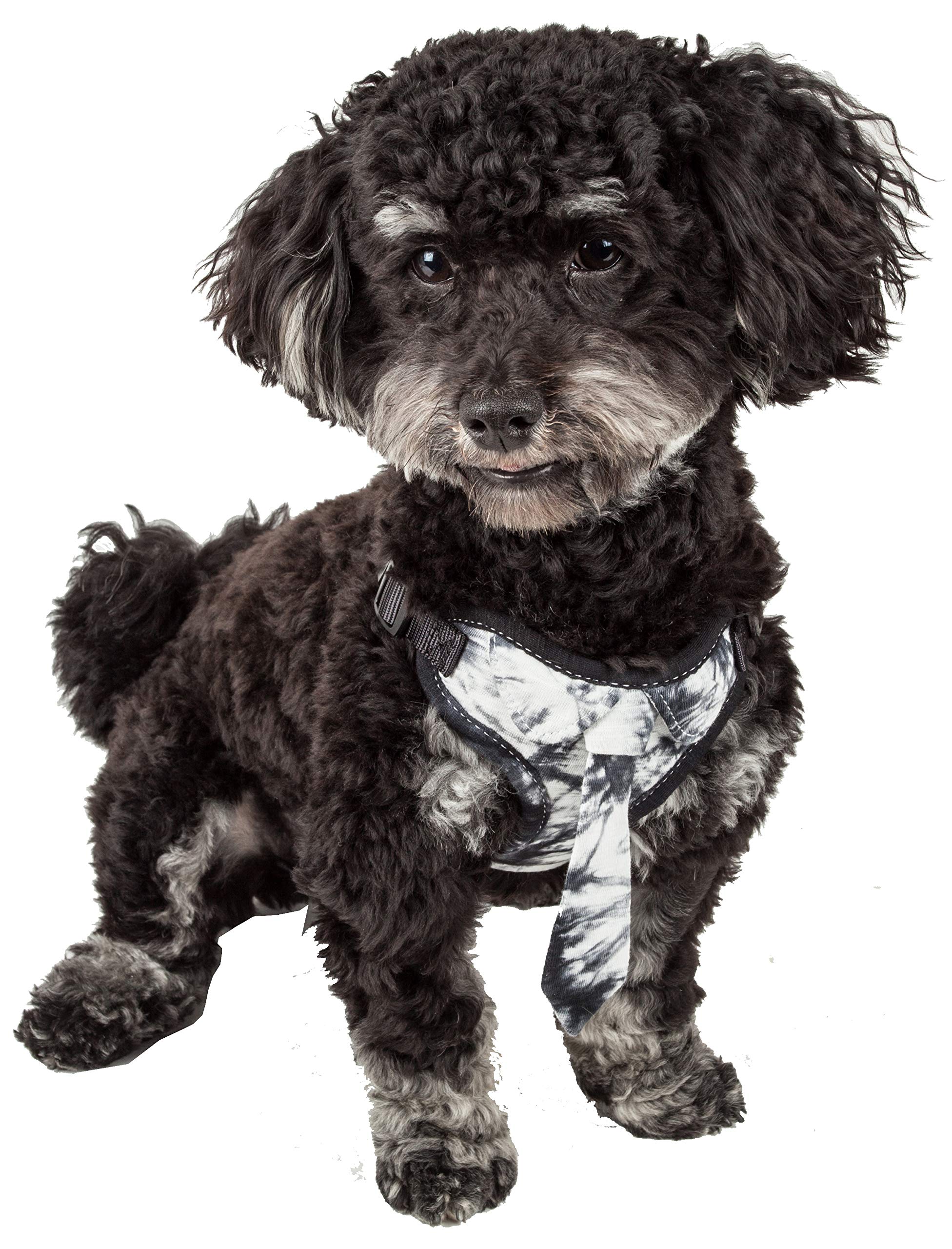 Pet Life Bonatied Mesh Reversible And Breathable Adjustable Dog Harness W/Designer Neck Tie, Small, Camo