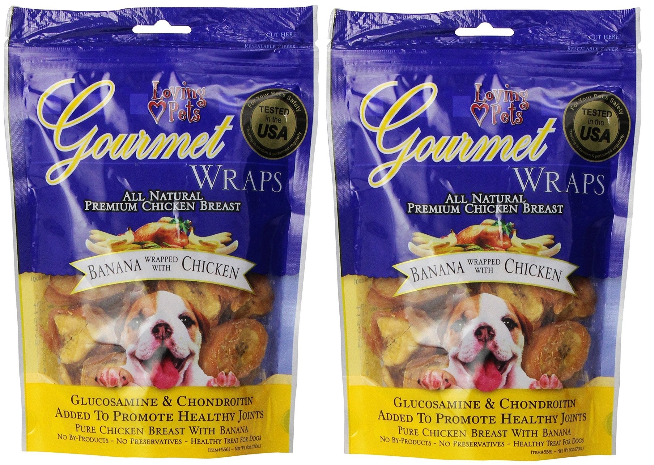 Loving Pets Banana Chicken Wrap (6 Oz)