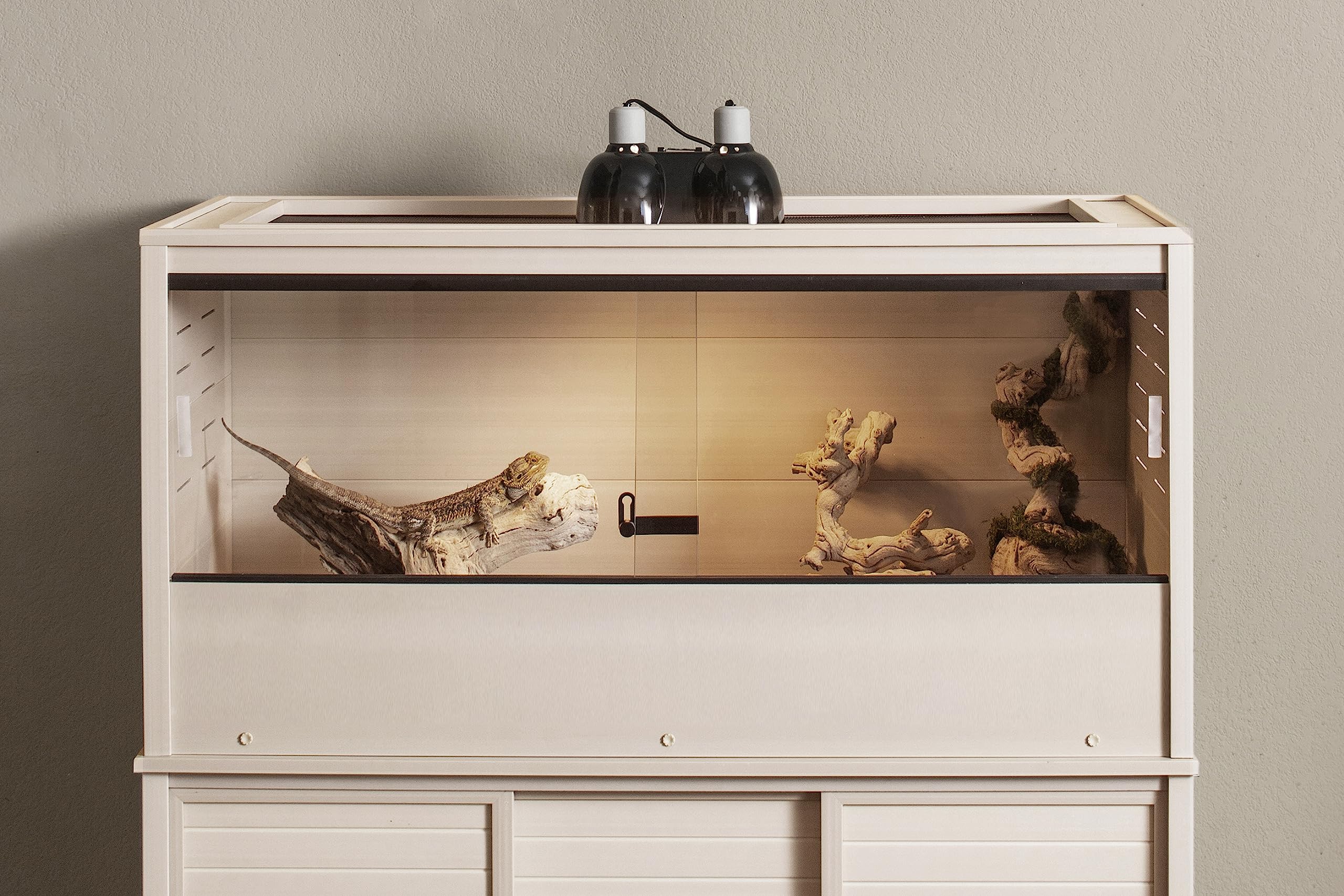New Age Pet® ECOFLEX 48" Large Mojave Reptile Habitat Enclosure Lounge in Maple