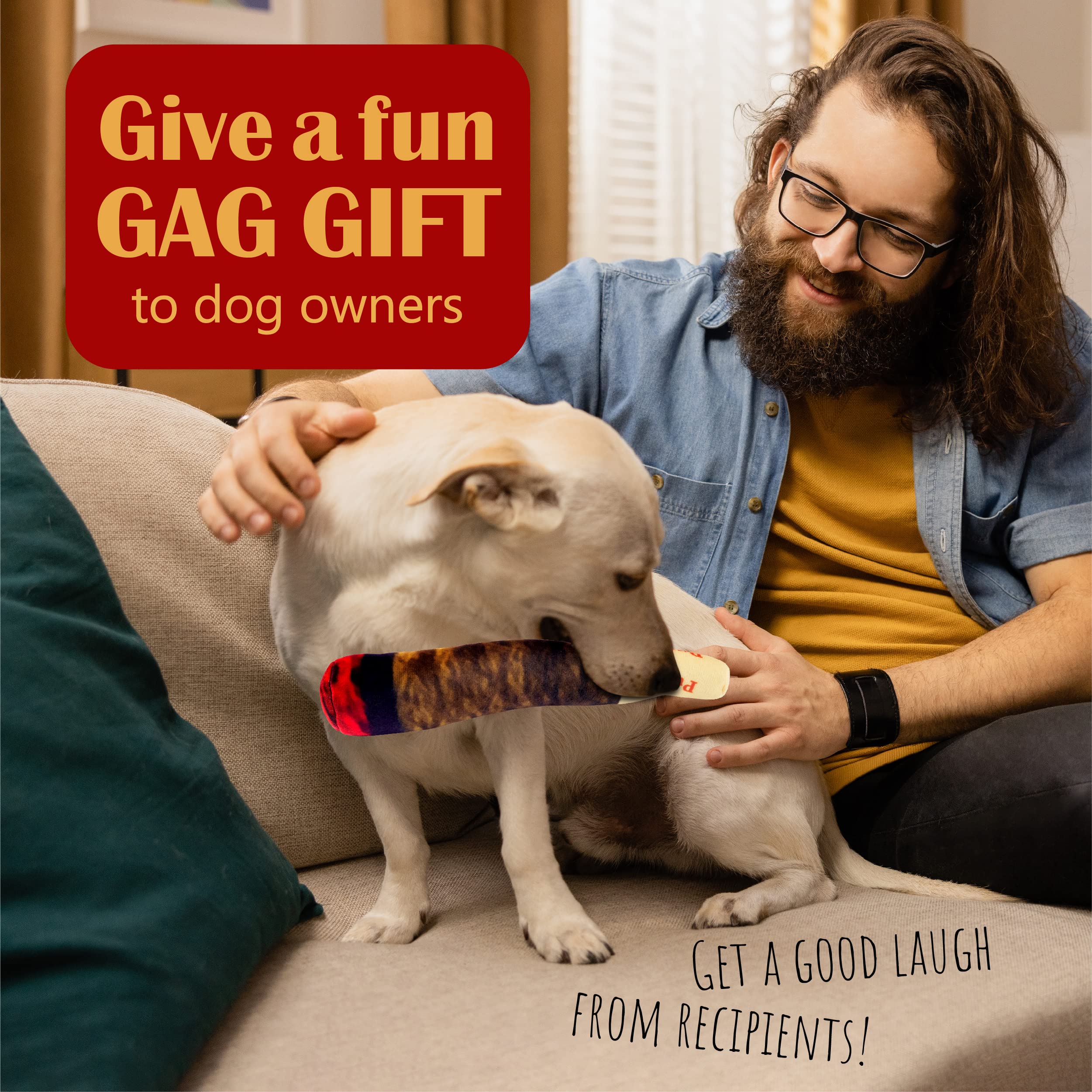 Dog Toy Doobie | Funny Dog Toy | Cool Dog Toys | Gifts For Dogs | Funny Squeaky Dog Toys | Novelty Dog Toys | Dog Birthday Gift