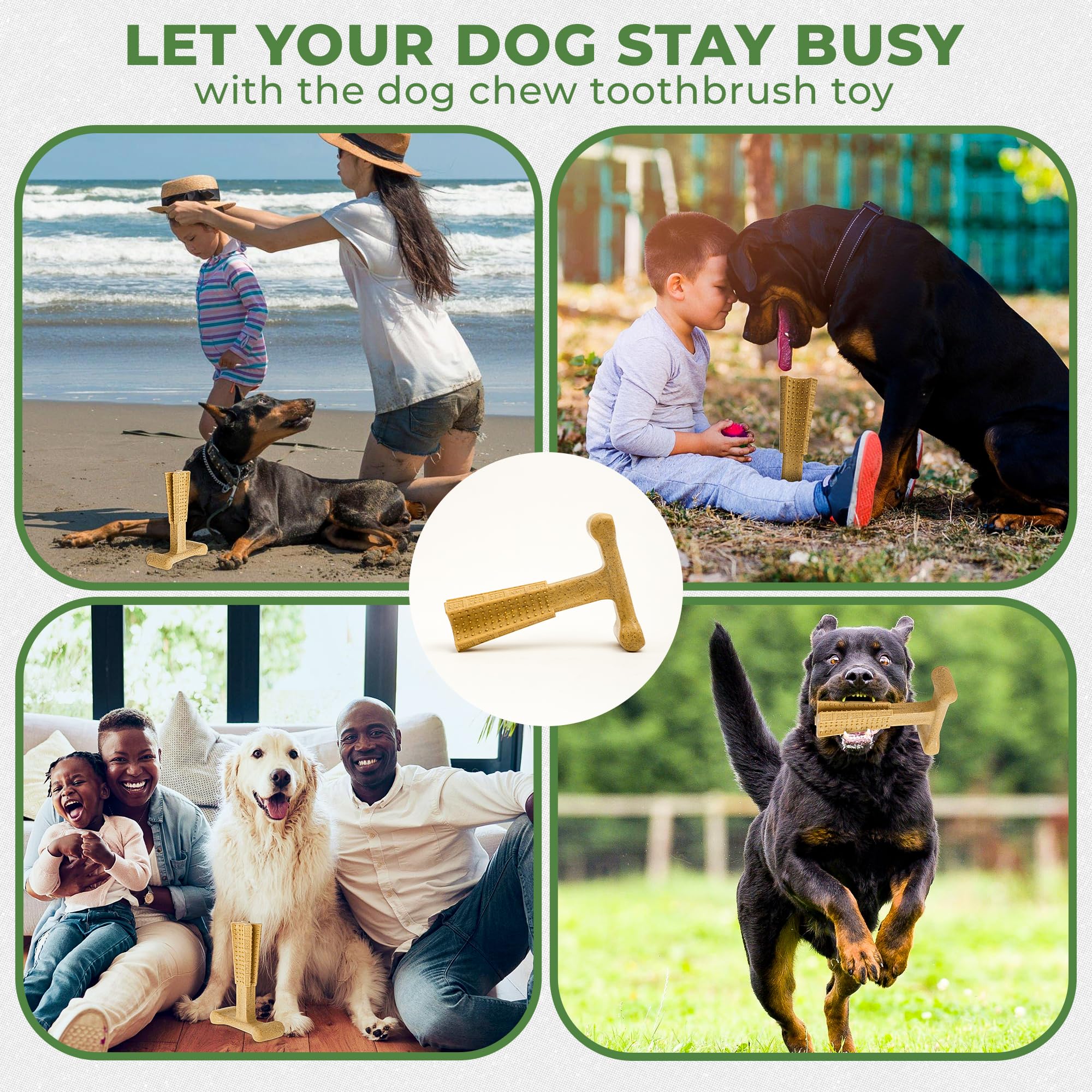 Spot By Ethical Products - Bambone Plus - Easy Grip Durable Dog Chew Toy For Aggressive Chewers - Great Dog Chew Toy For Puppies And Dogs Dog Toy - Chicken - Large