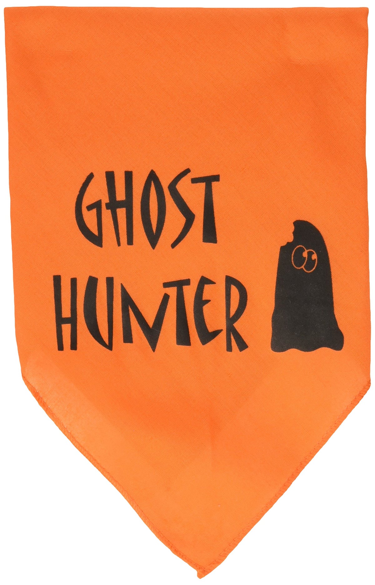 Mirage Pet Products Ghost Hunter Screen Print Bandana for Pets, Small, Orange