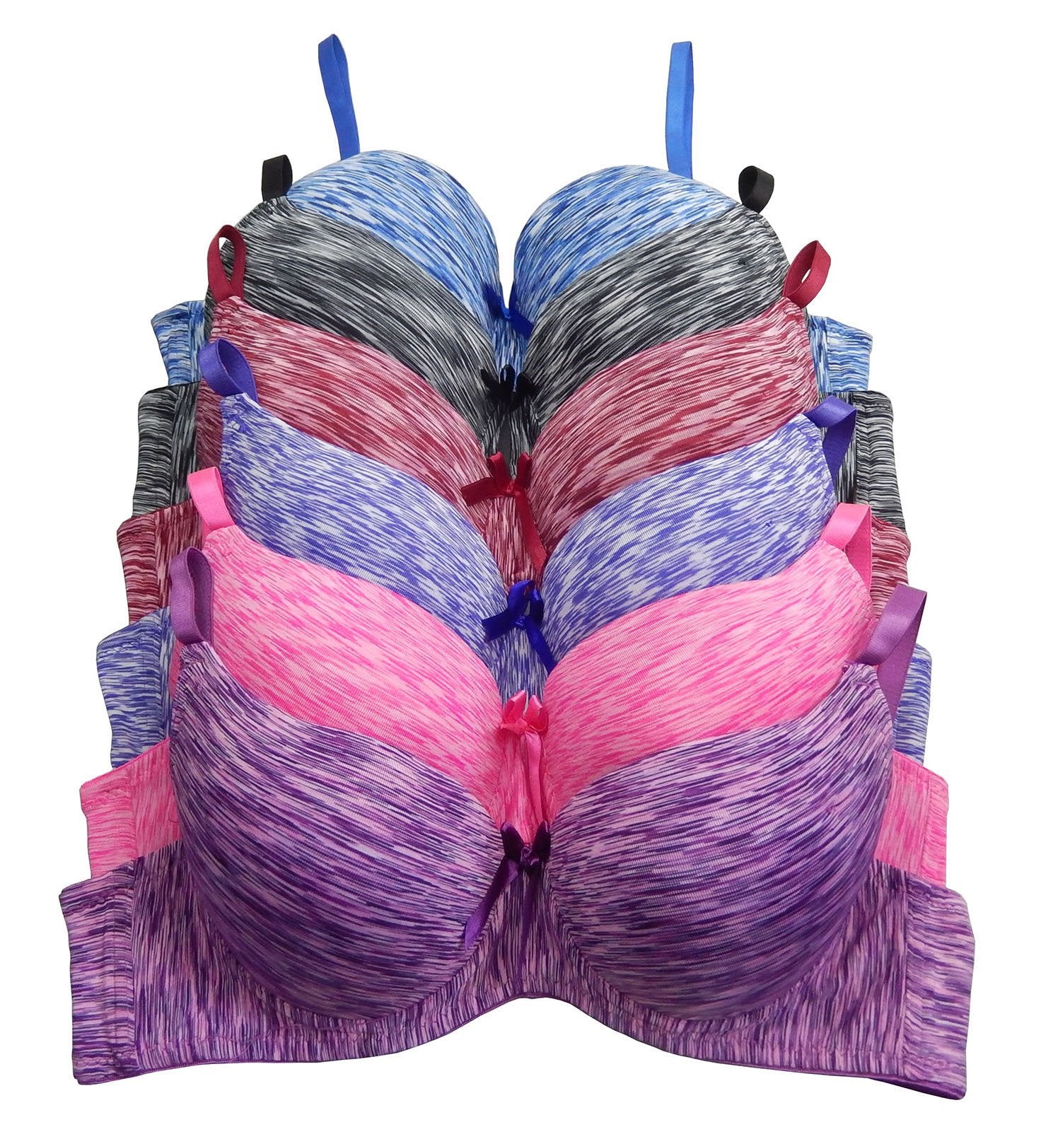 Violas Secret Women Bras 6 pack of Bra, 34D