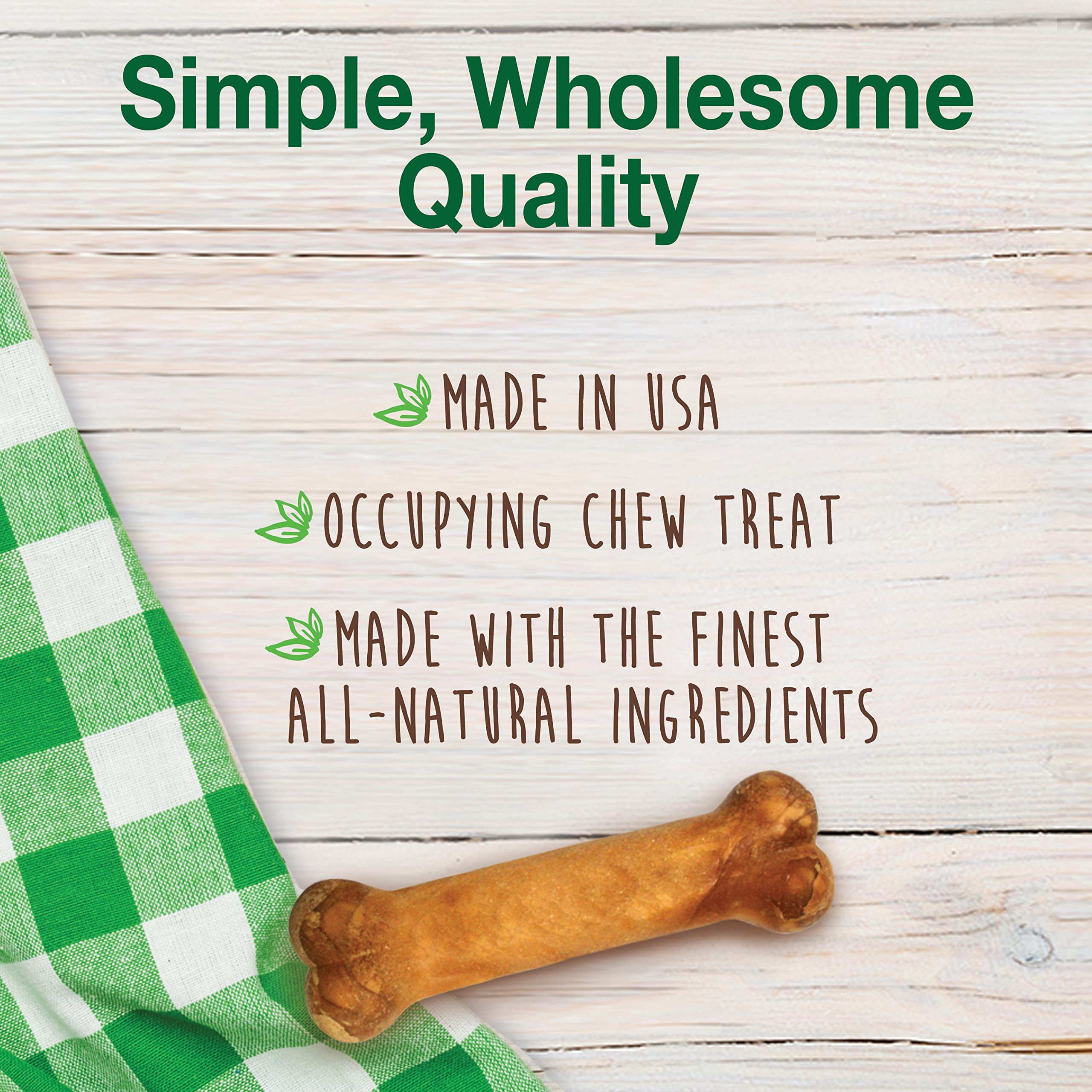 Nylabone Healthy Edibles Natural Puppy Chews Long Lasting Treats for Puppies, Turkey & Sweet Potato Flavor, X-Small/Petite (16 C