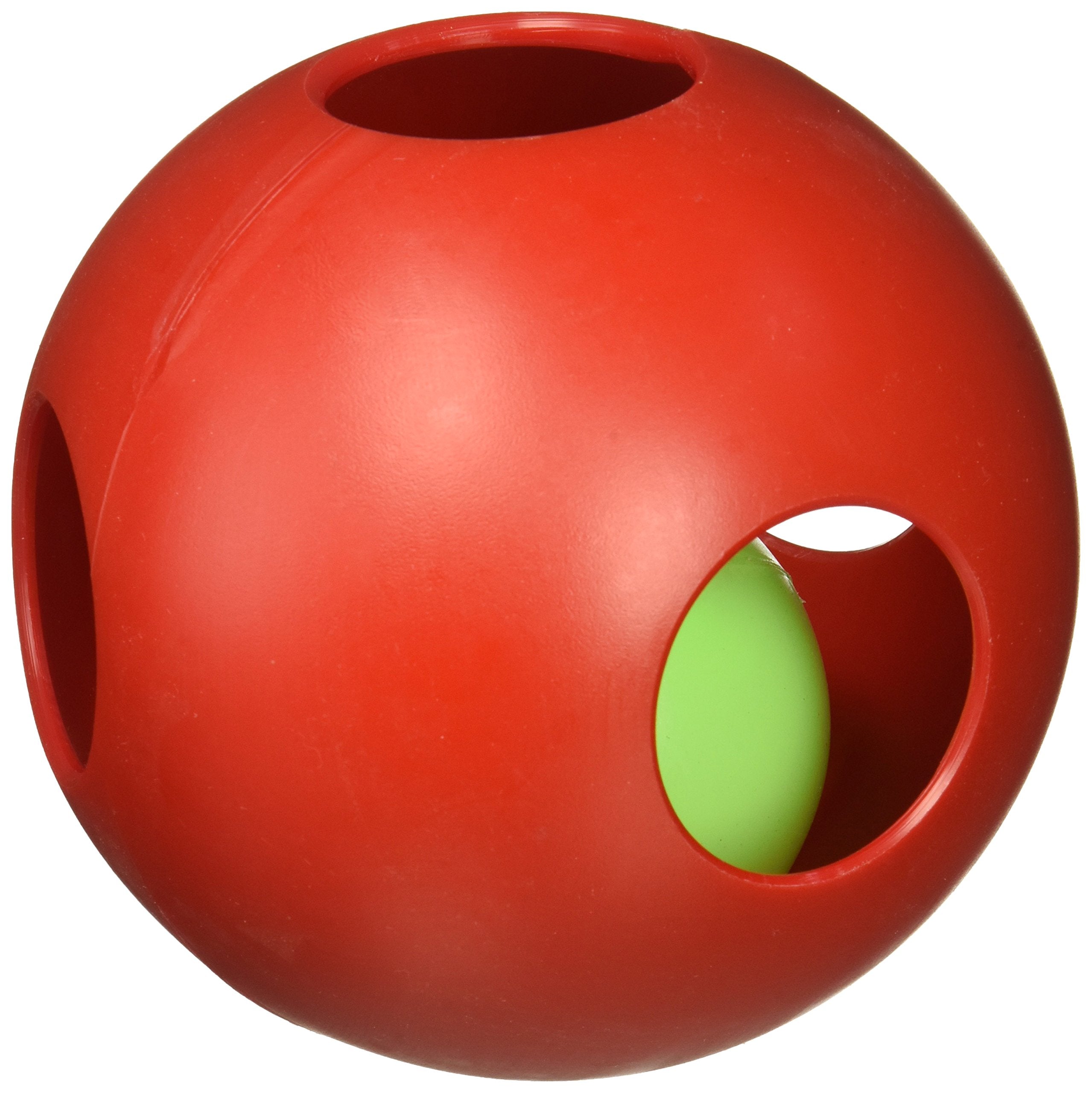 Teaser Ball Size: 6.5'' H X 6'' W X 6.25'' D, Color: Red