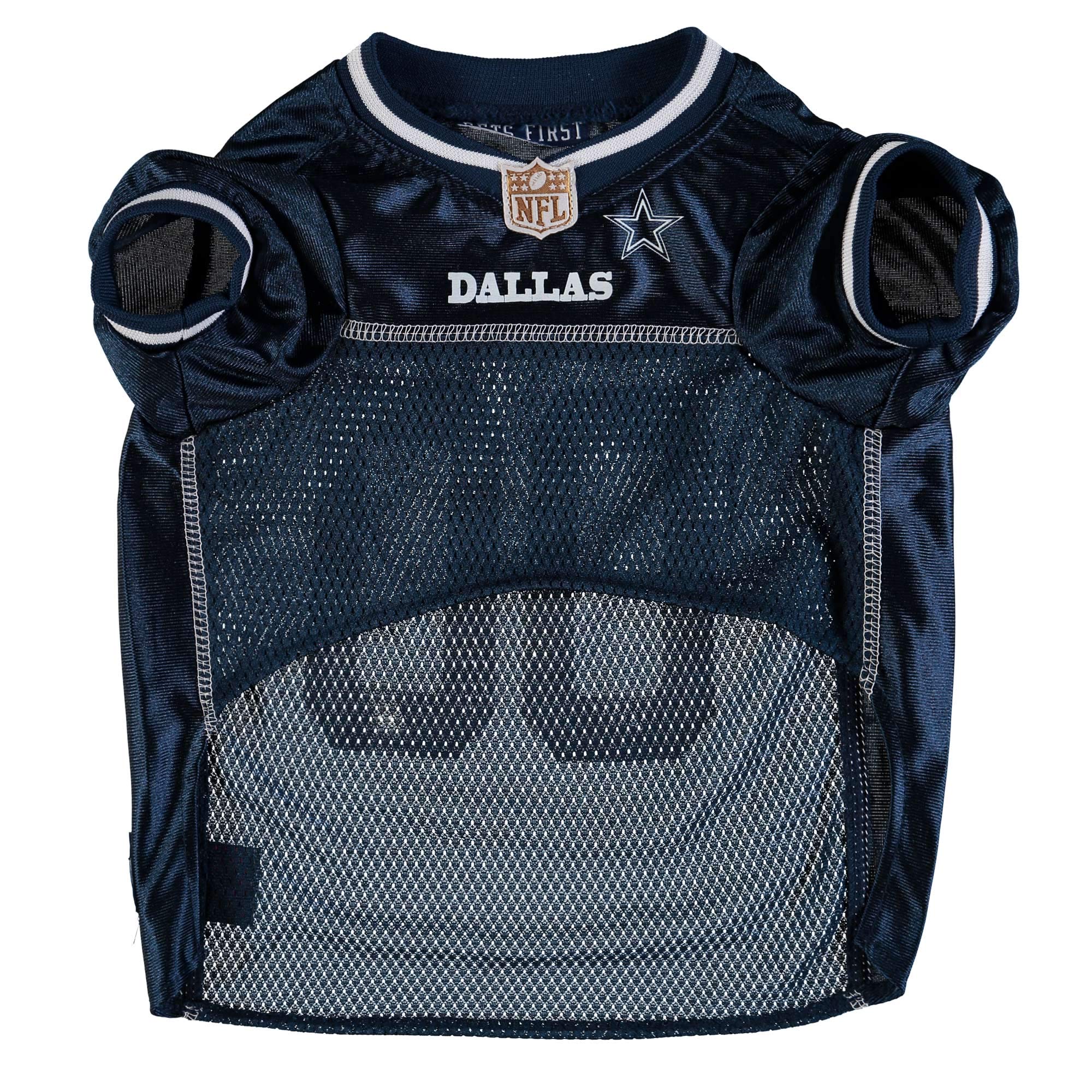 Nfl Dallas Cowboys Dog Jersey, Size: X-Small. Best Football Jersey Costume For Dogs & Cats. Licensed Jersey Shirt