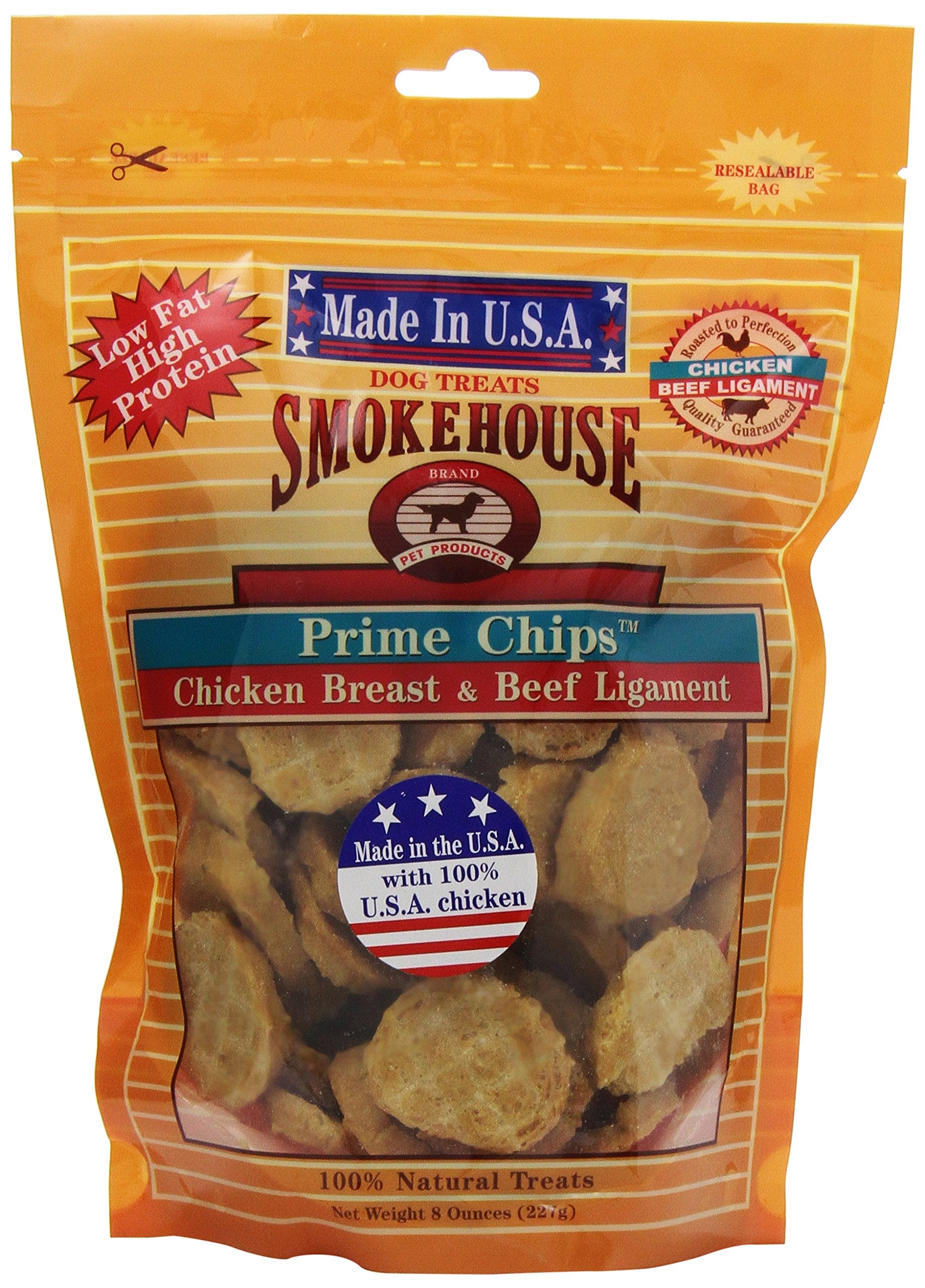 Smokehouse Treats Prime Chicken & Beef Chips - 8 oz
