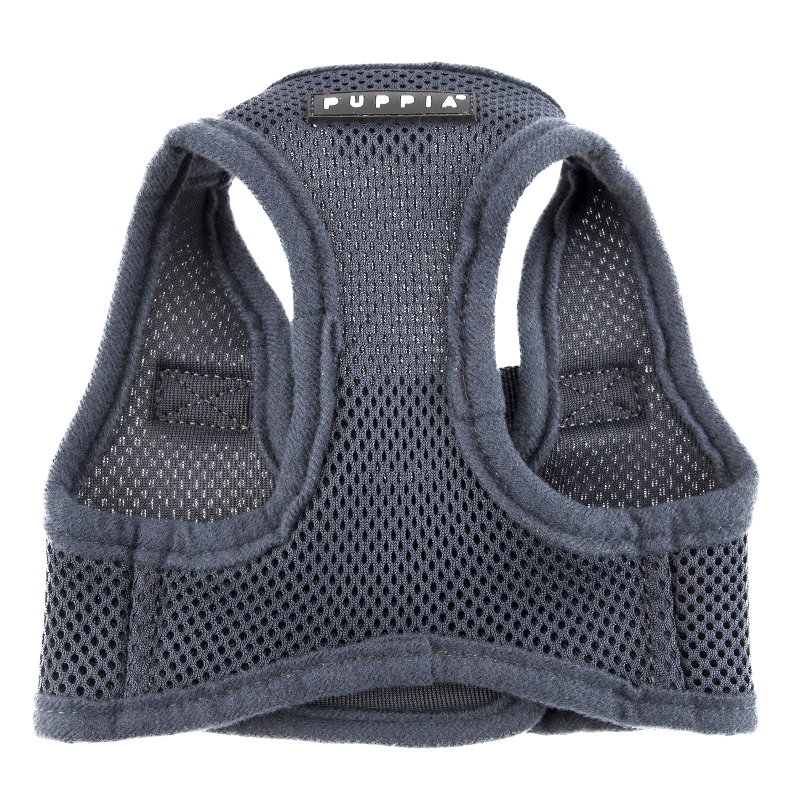 Puppia International Soft Vest Harness, X-Small, Grey