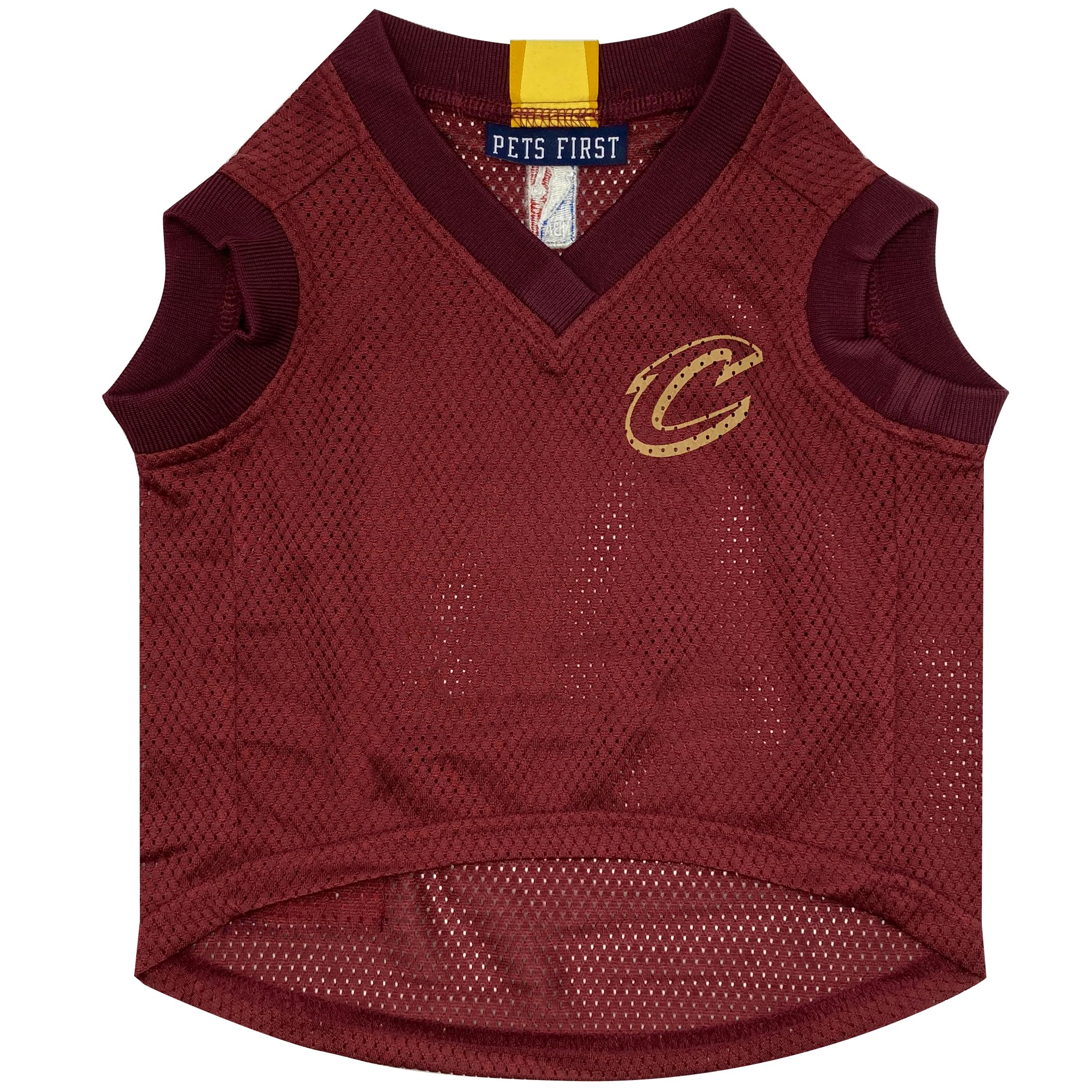 Pets First NBA CLEVELAND CAVALIERS DOG Jersey, Medium - Tank Top Basketball Pet Jersey