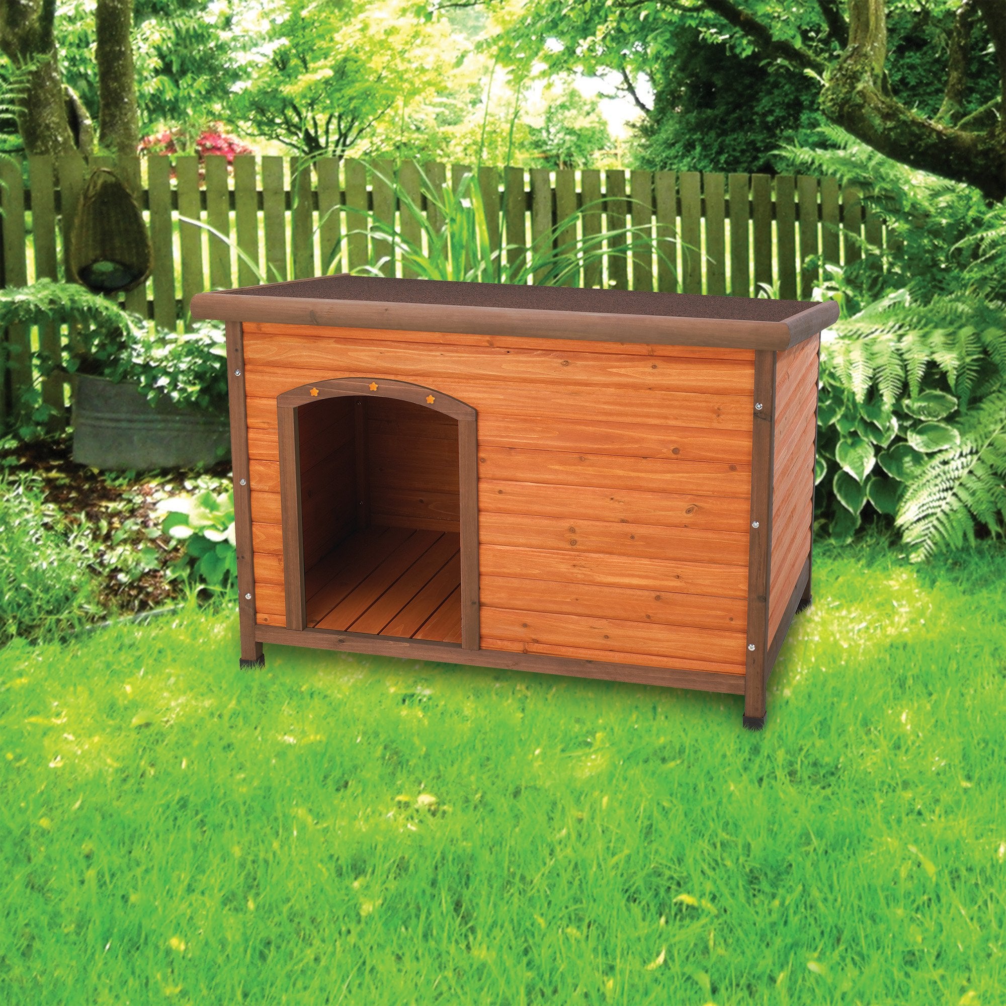 Ware Manufacturing Premium Plus Fir Wood Dog House - Large