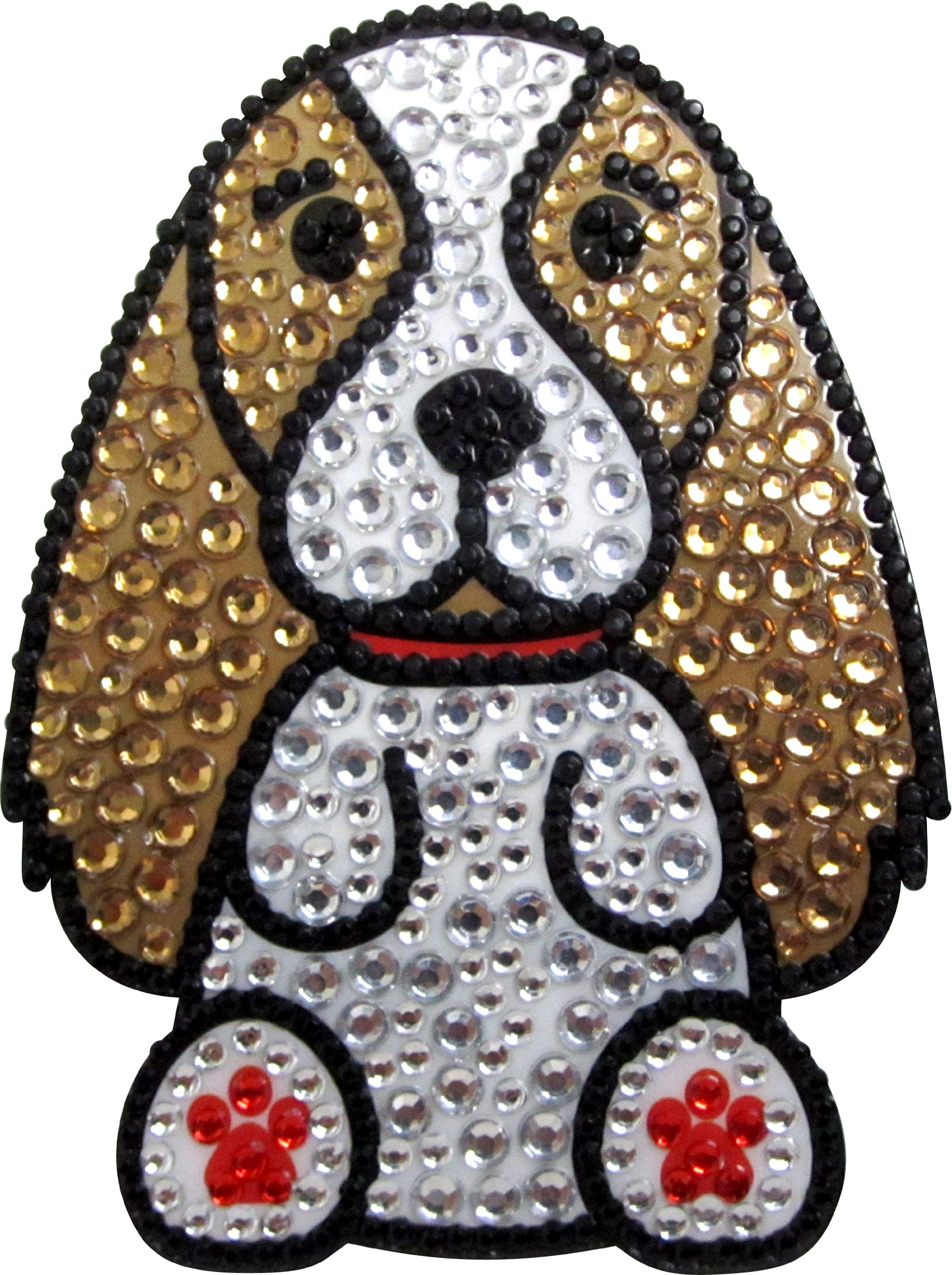Foufou Dog Love Your Breed Rhinestone Sticker, King Charles Spaniel