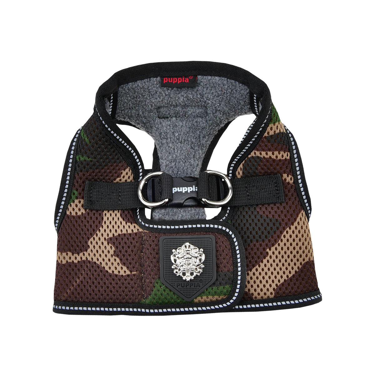Puppia Thermal Soft Vest Harness, Medium, Camo