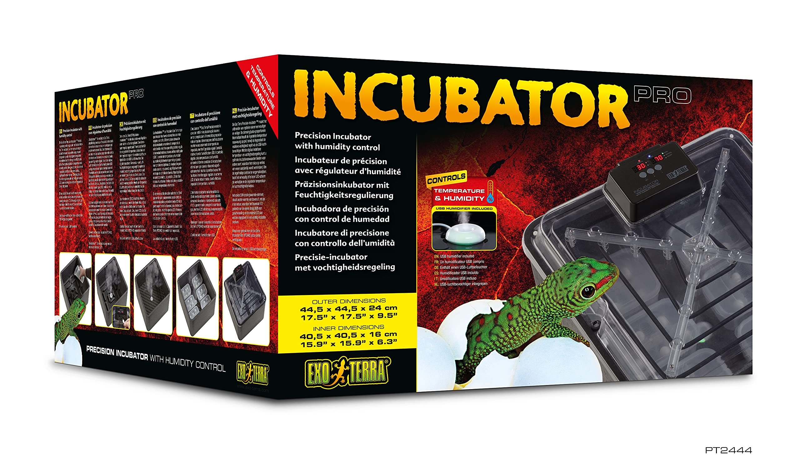 Exo Terra Precision Incubator Pro For Reptile Terrariums